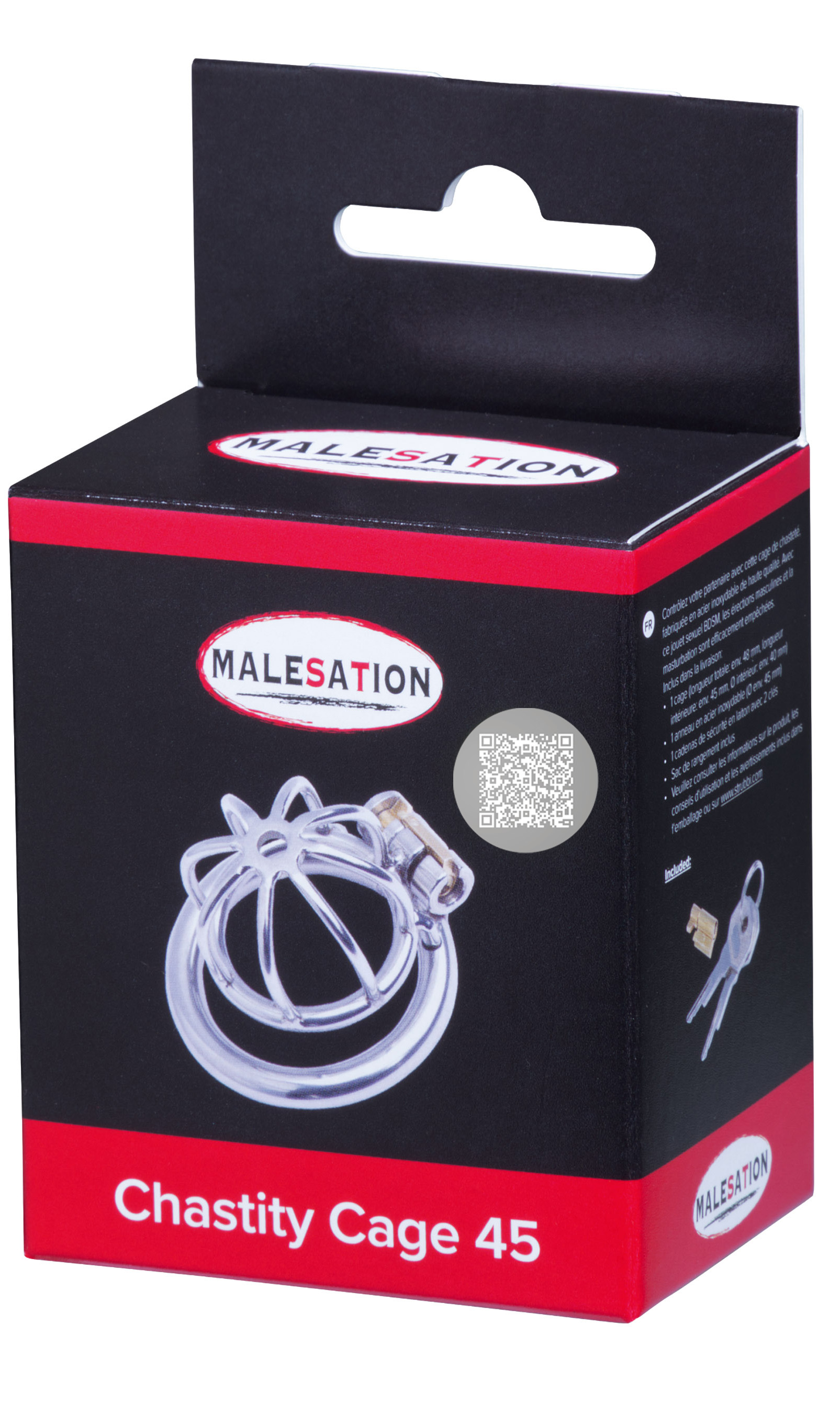 MALESATION Chastity Cage 45