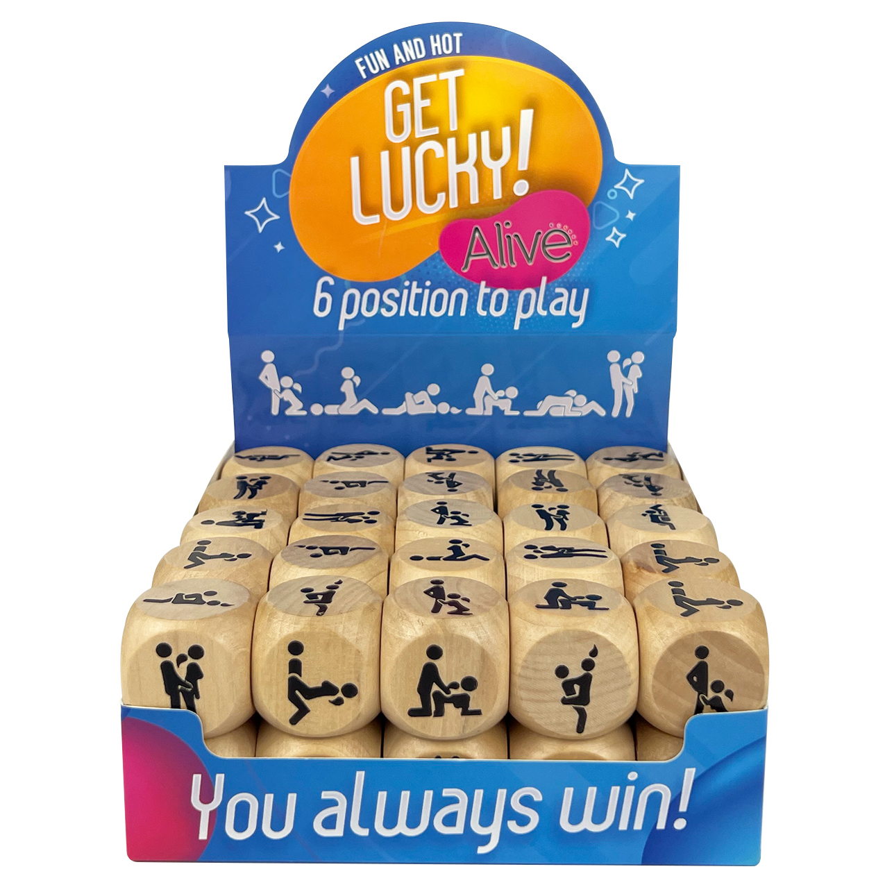 Get Lucky Dice (50er Display)