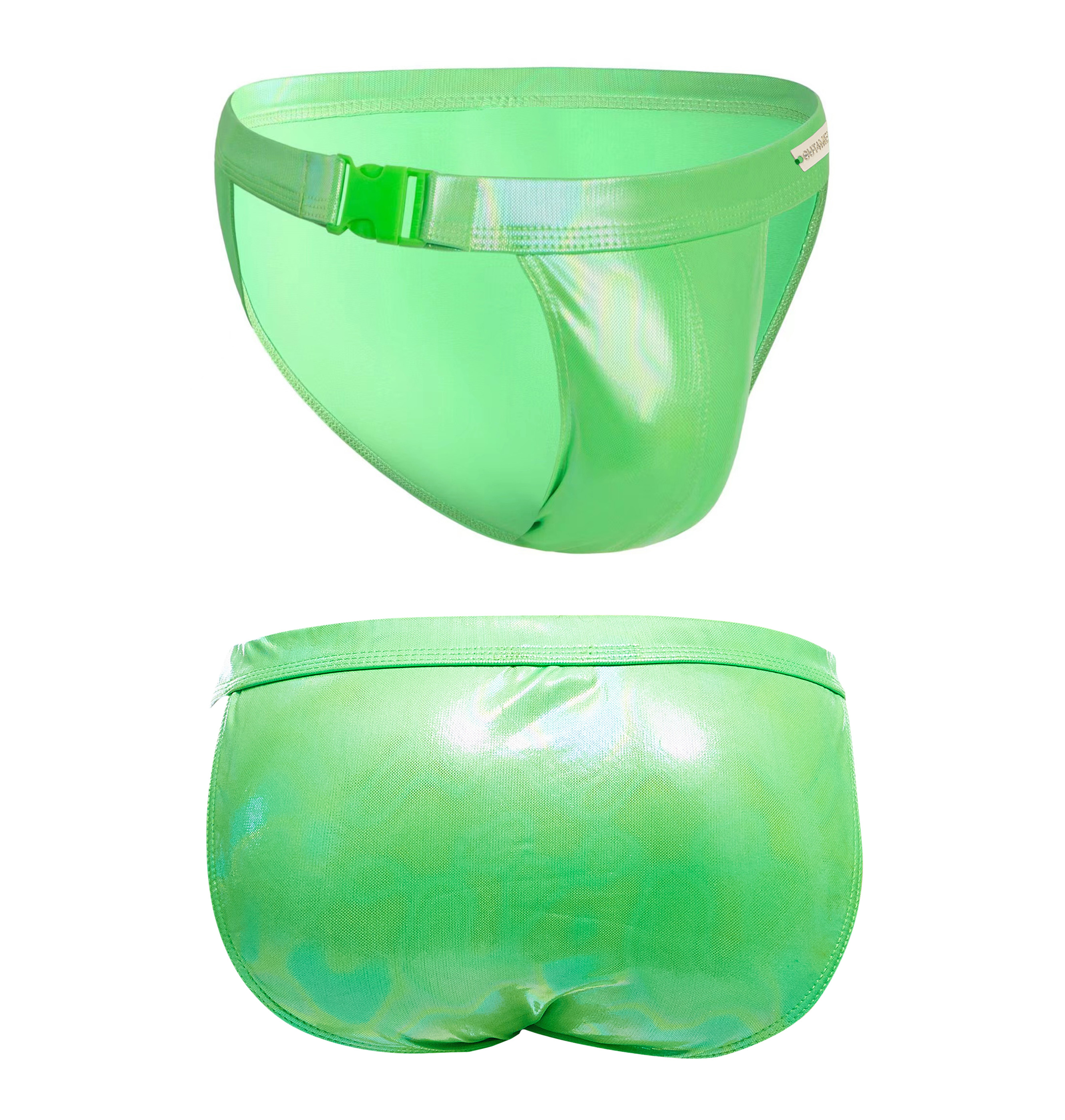 *C4M Emerald Clip Tanga Brief Green M