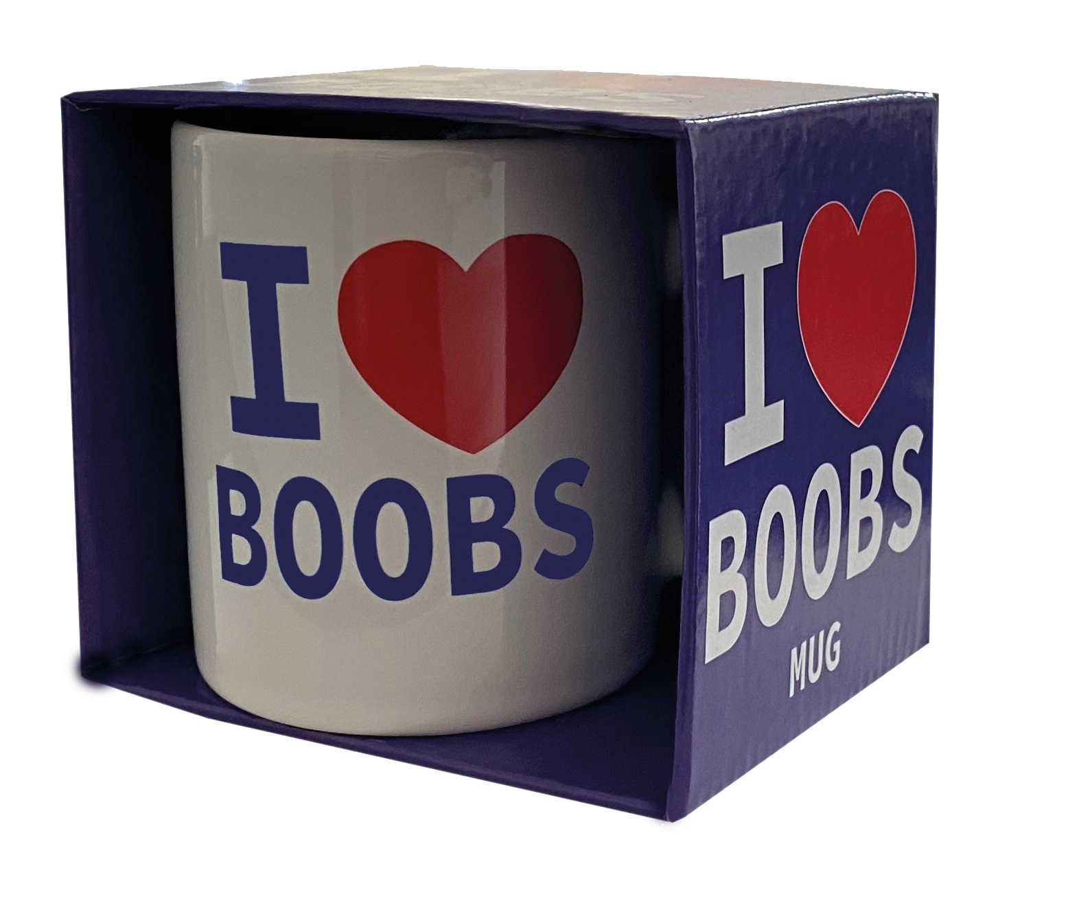 Becher I love boobs