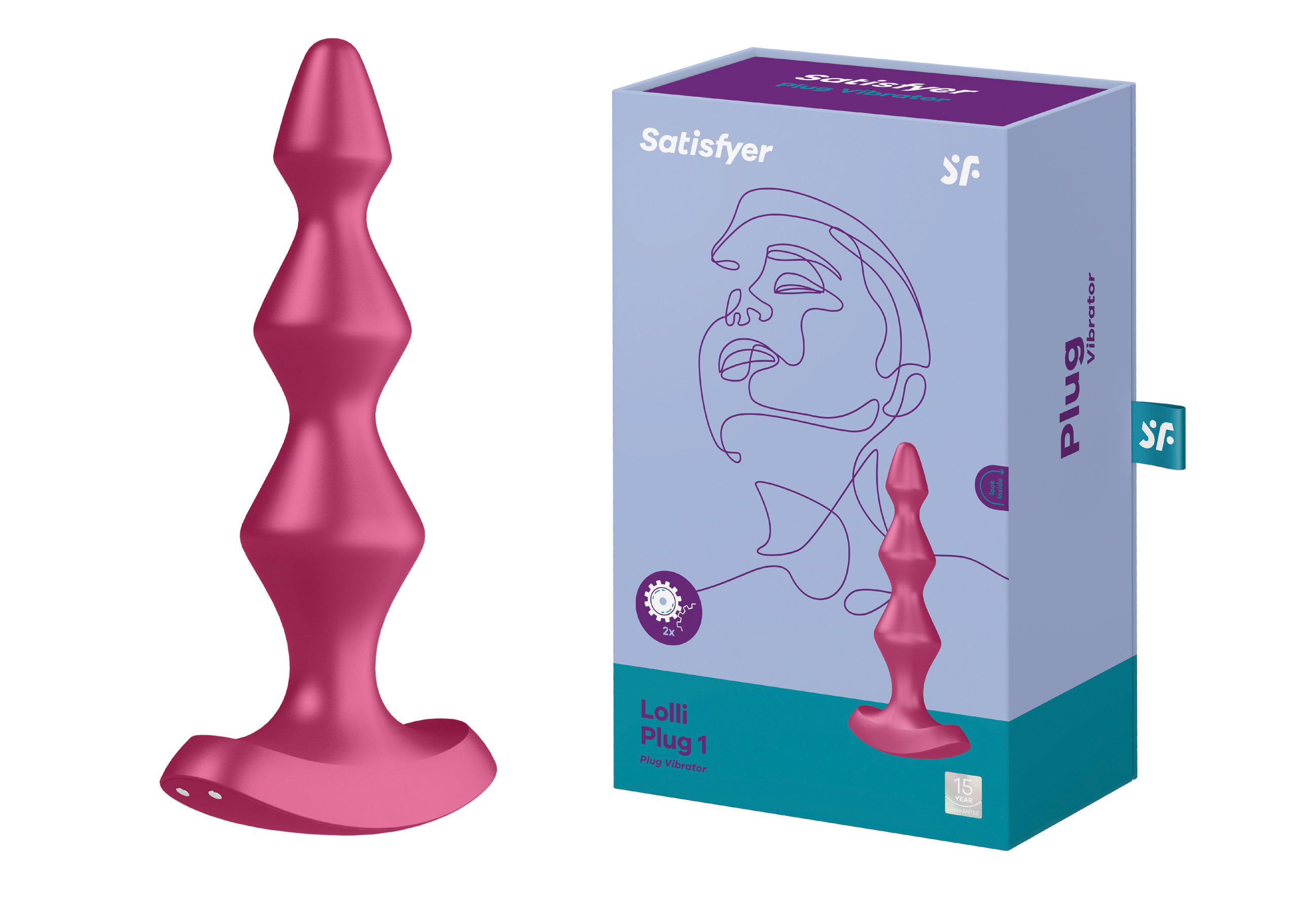SATISFYER Lolli Plug 1 berry
