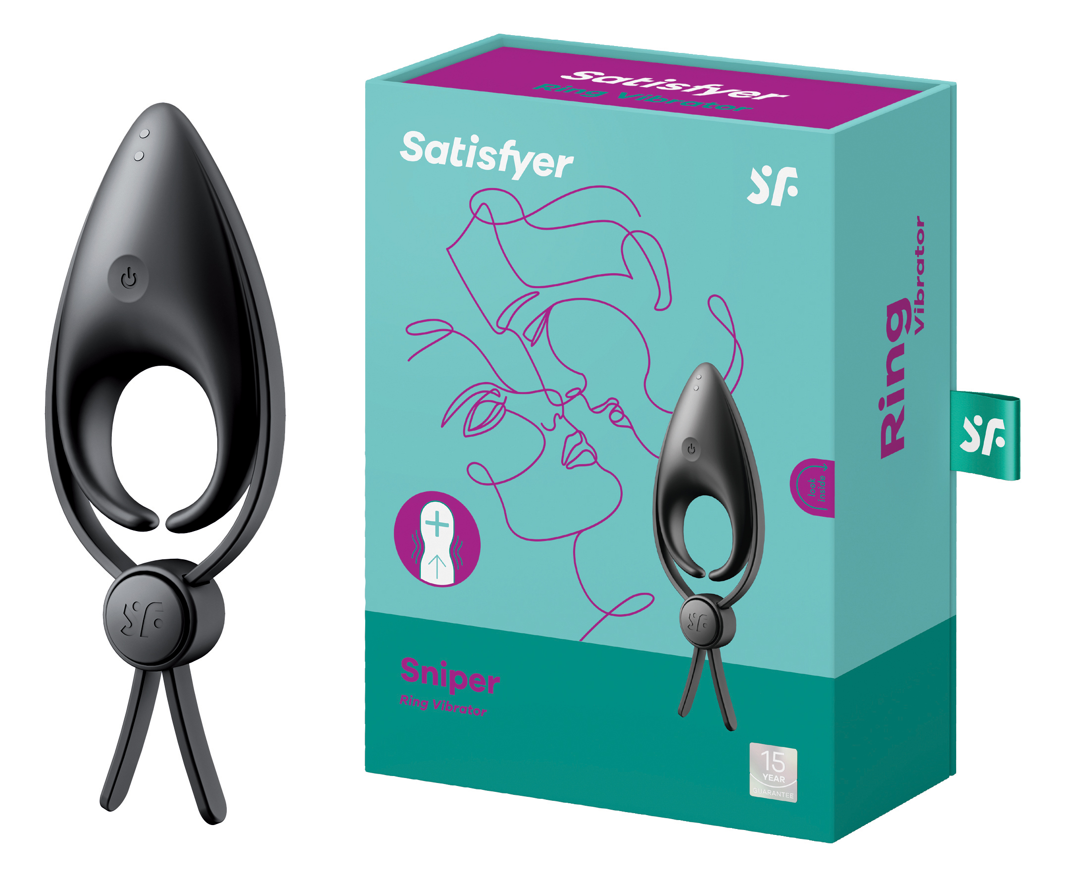 SATISFYER Sniper Ring Vibrator black