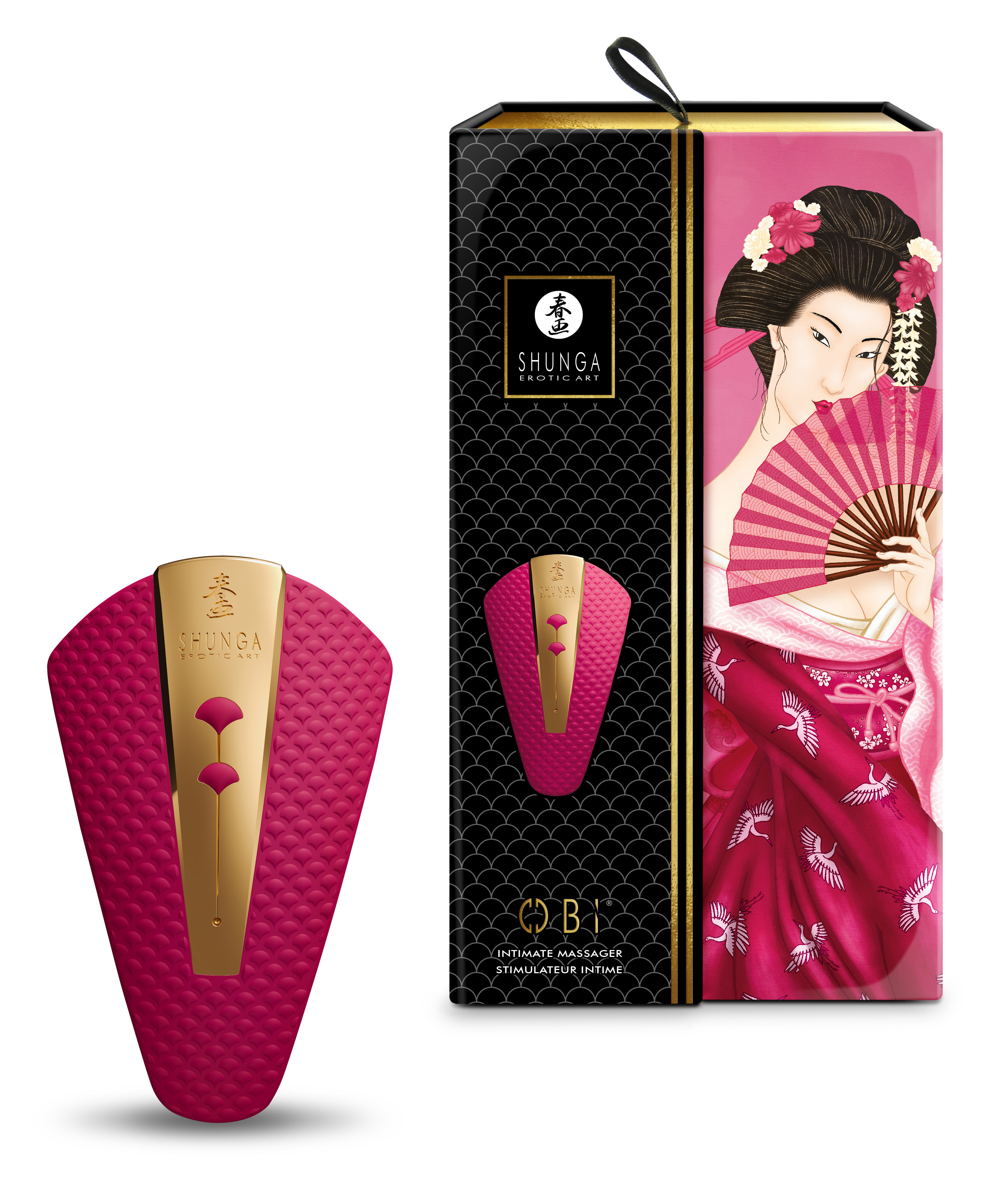 Shunga - OBI - Intimate massager raspberry Shunga - OBI - Intimate massager raspberry