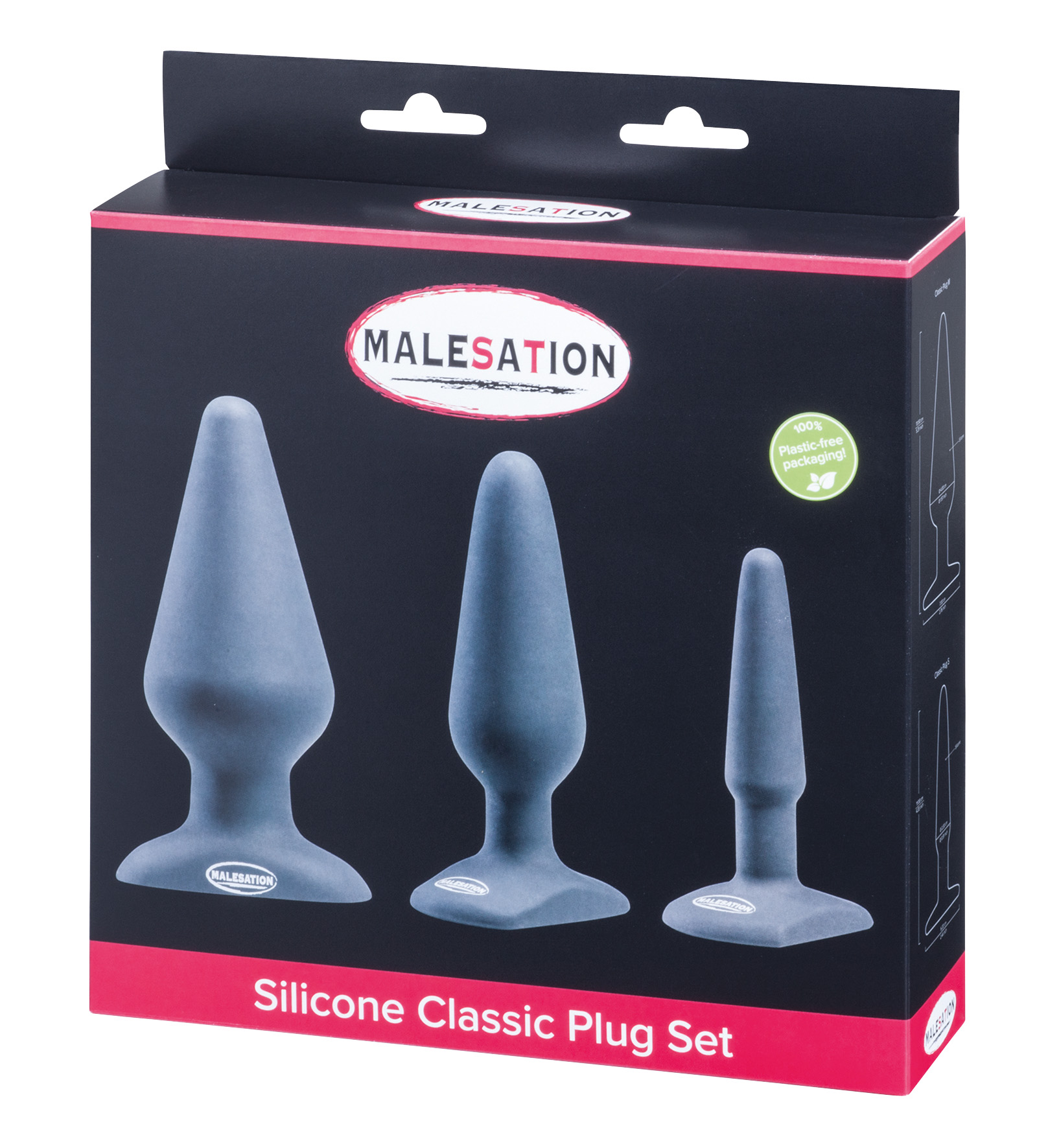 MALESATION Silicone Classic Plug Set