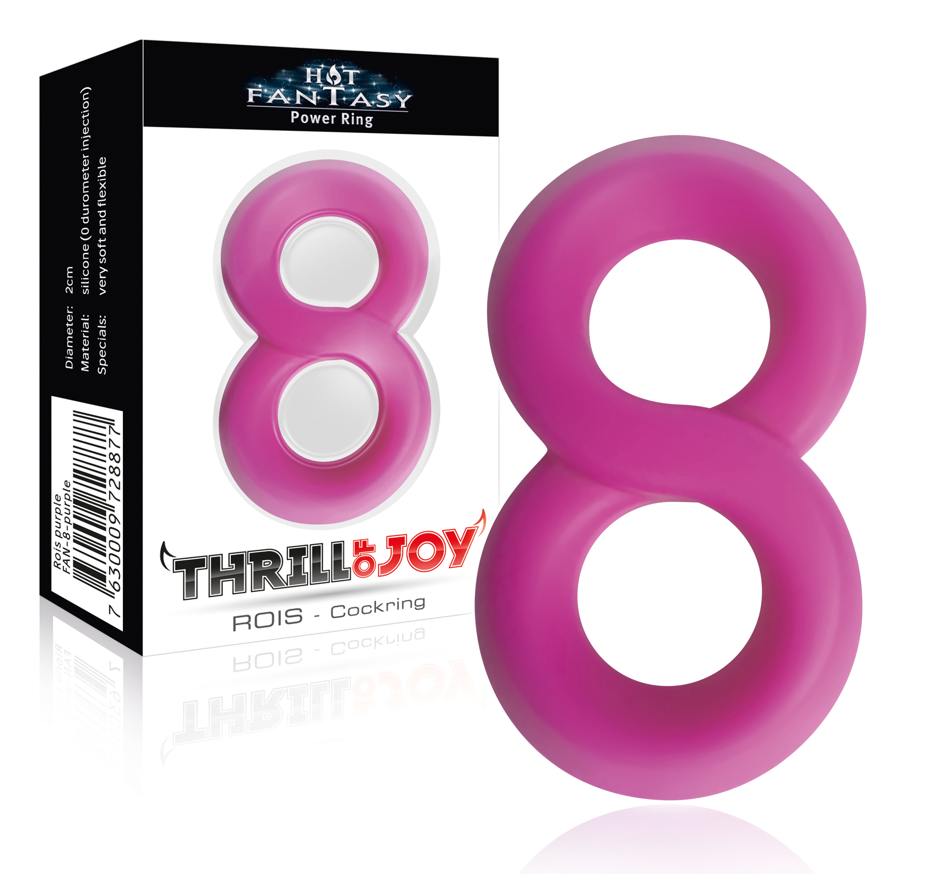 HOT FANTASY Thrill of Joy Rois Power-Ring (Ø 2cm) purple