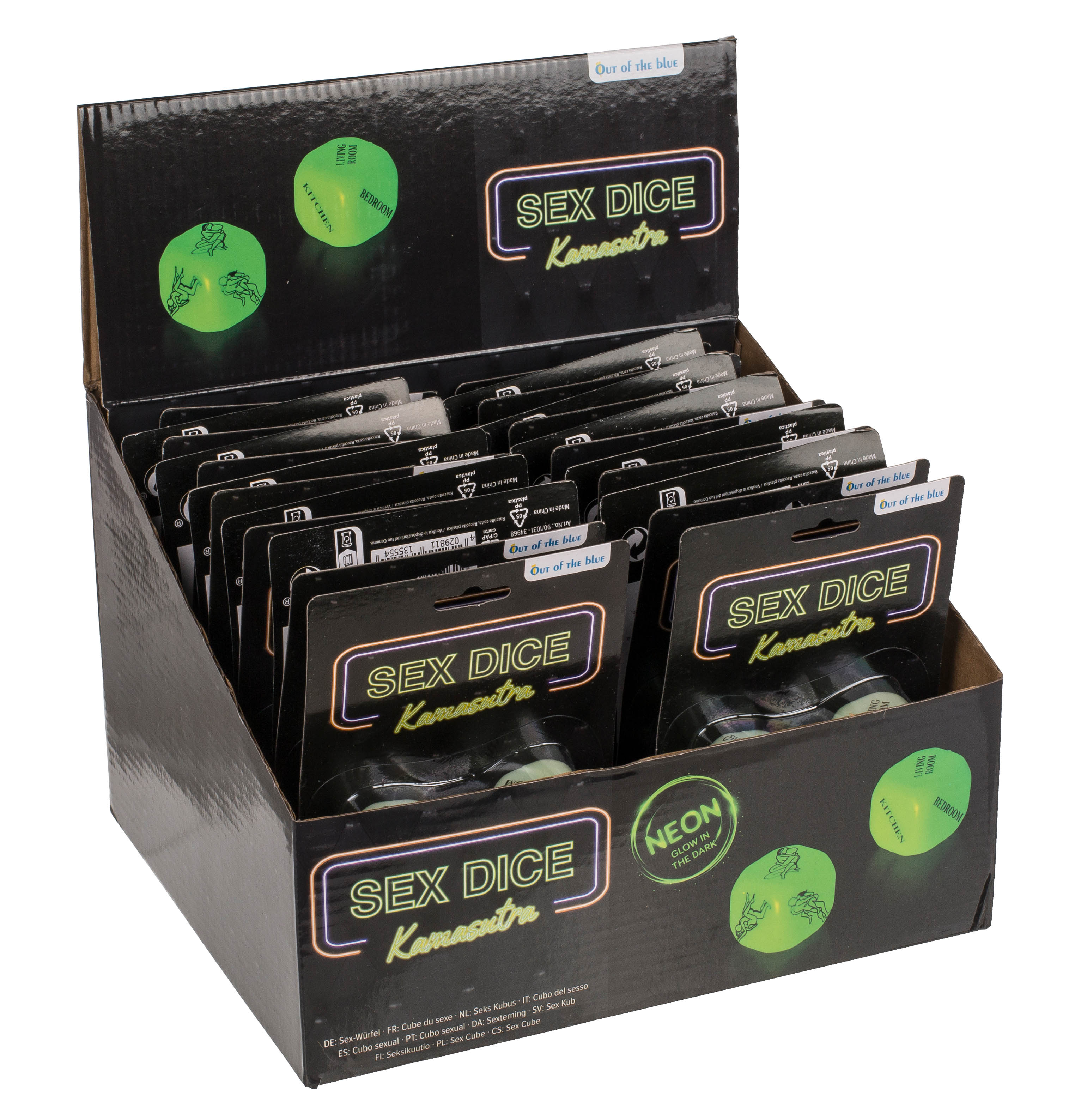 Liebes-Würfel Kamasutra GLOW-IN-THE-DARK Liebes-Würfel Kamasutra GLOW-IN-THE-DARK