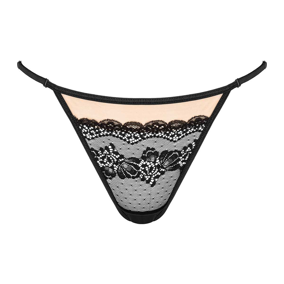 KOTEK String ST001 schwarz-beige S/M KOTEK String ST001 schwarz-beige S/M