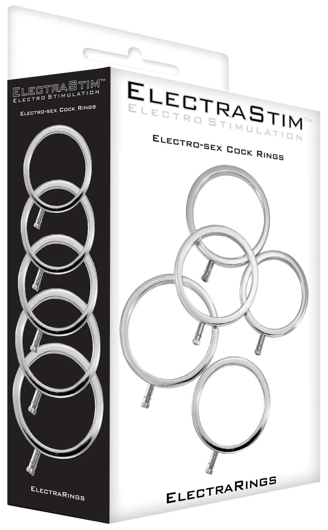 ElectraStim Solid Metal Cock Ring Set 5 sizes