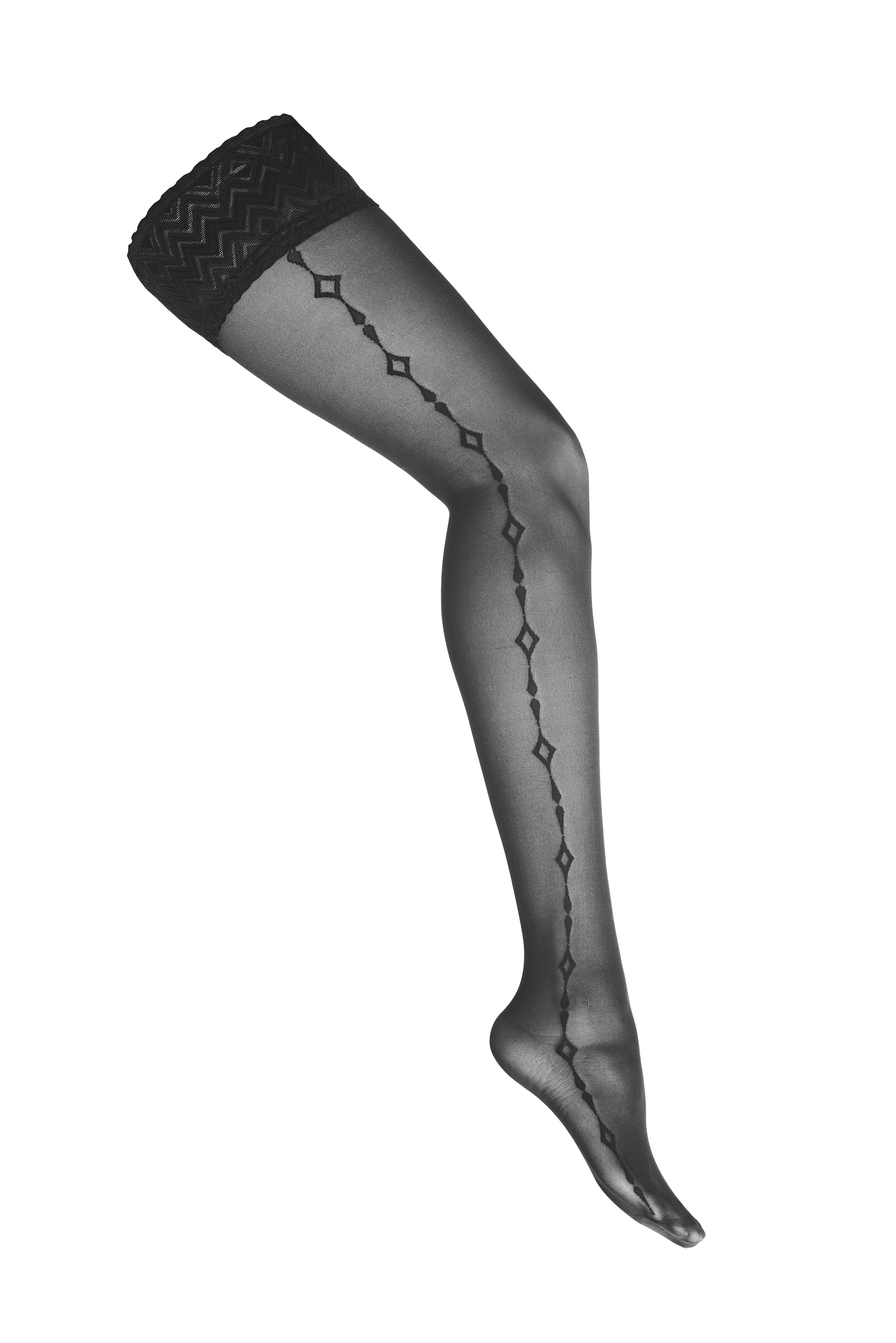 KOTEK Halterlose Strümpfe H021 schwarz L/XL KOTEK Halterlose Strümpfe H021 schwarz L/XL