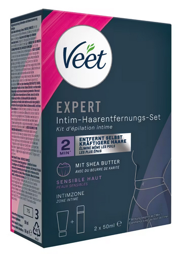 VEET Expert Intim-Haarentfernungs-Set 2 x 50ml