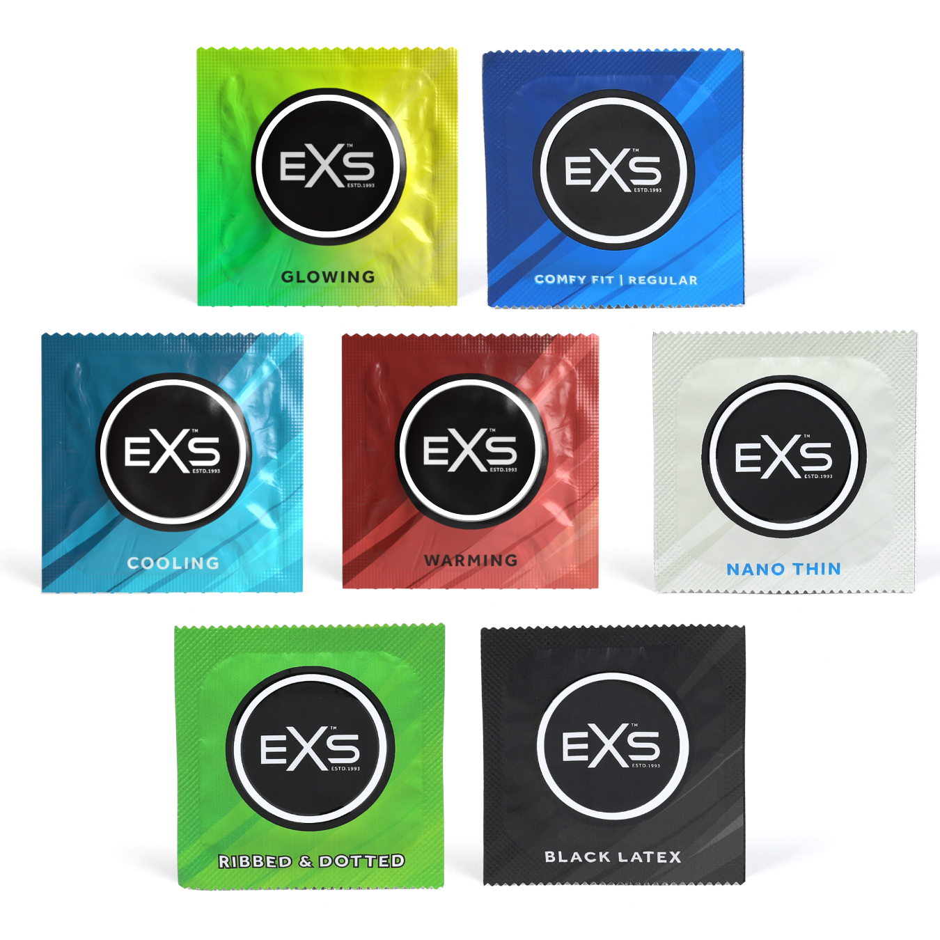 EXS Variety Pack 1 condoms (48pcs)