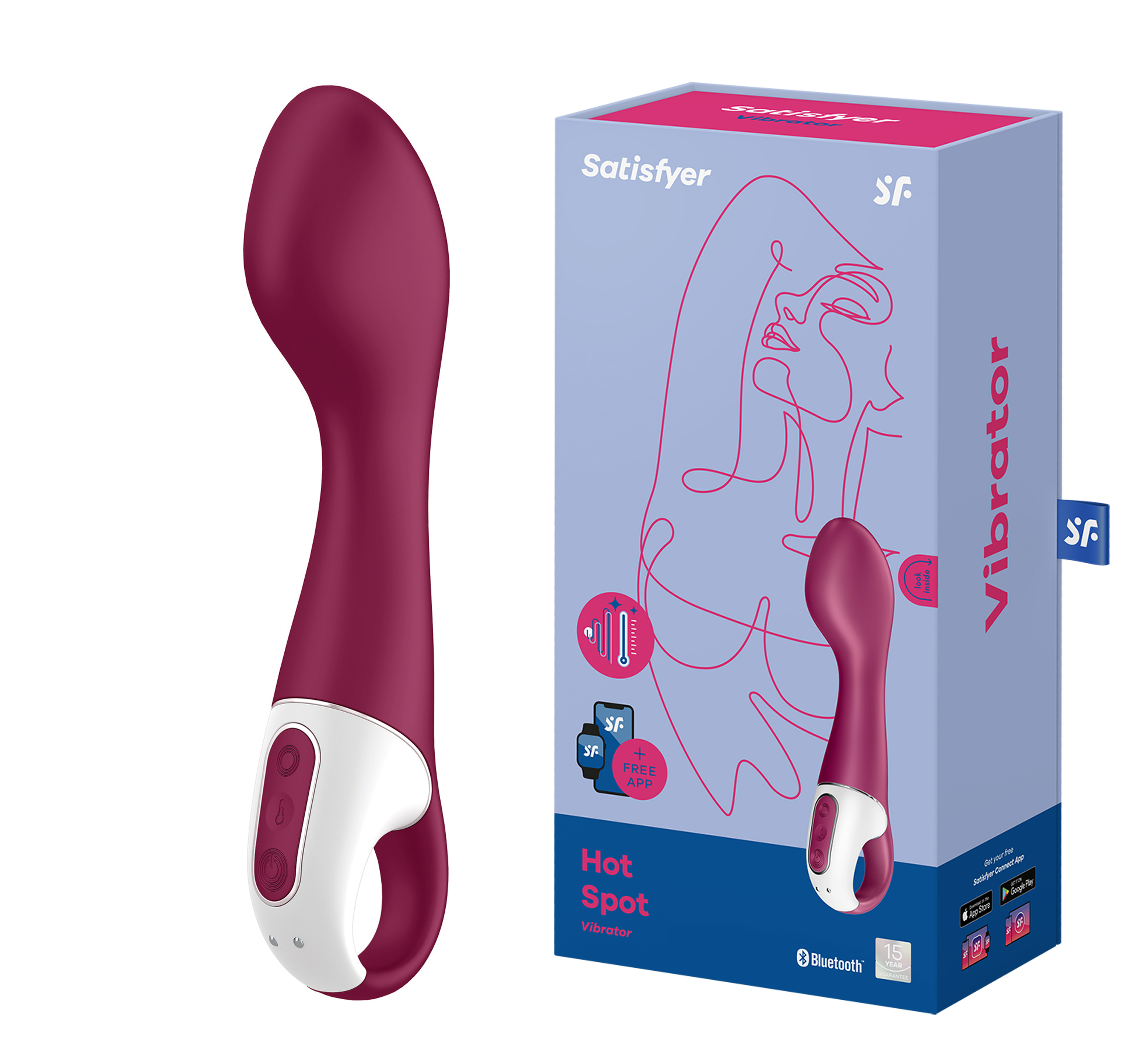 SATISFYER Hot Spot Vibrator violet