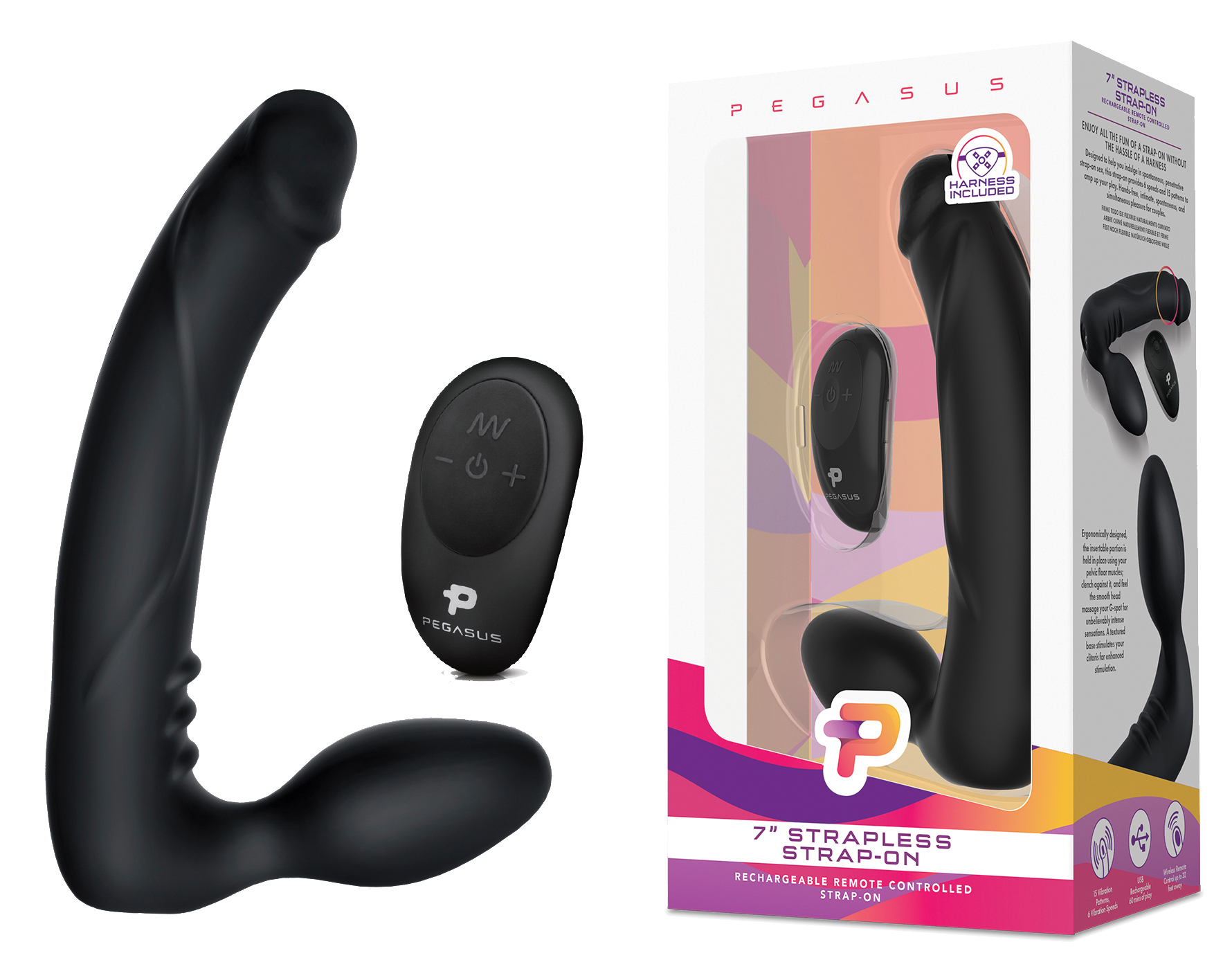 PEGASUS 7' Strapless Strap-On