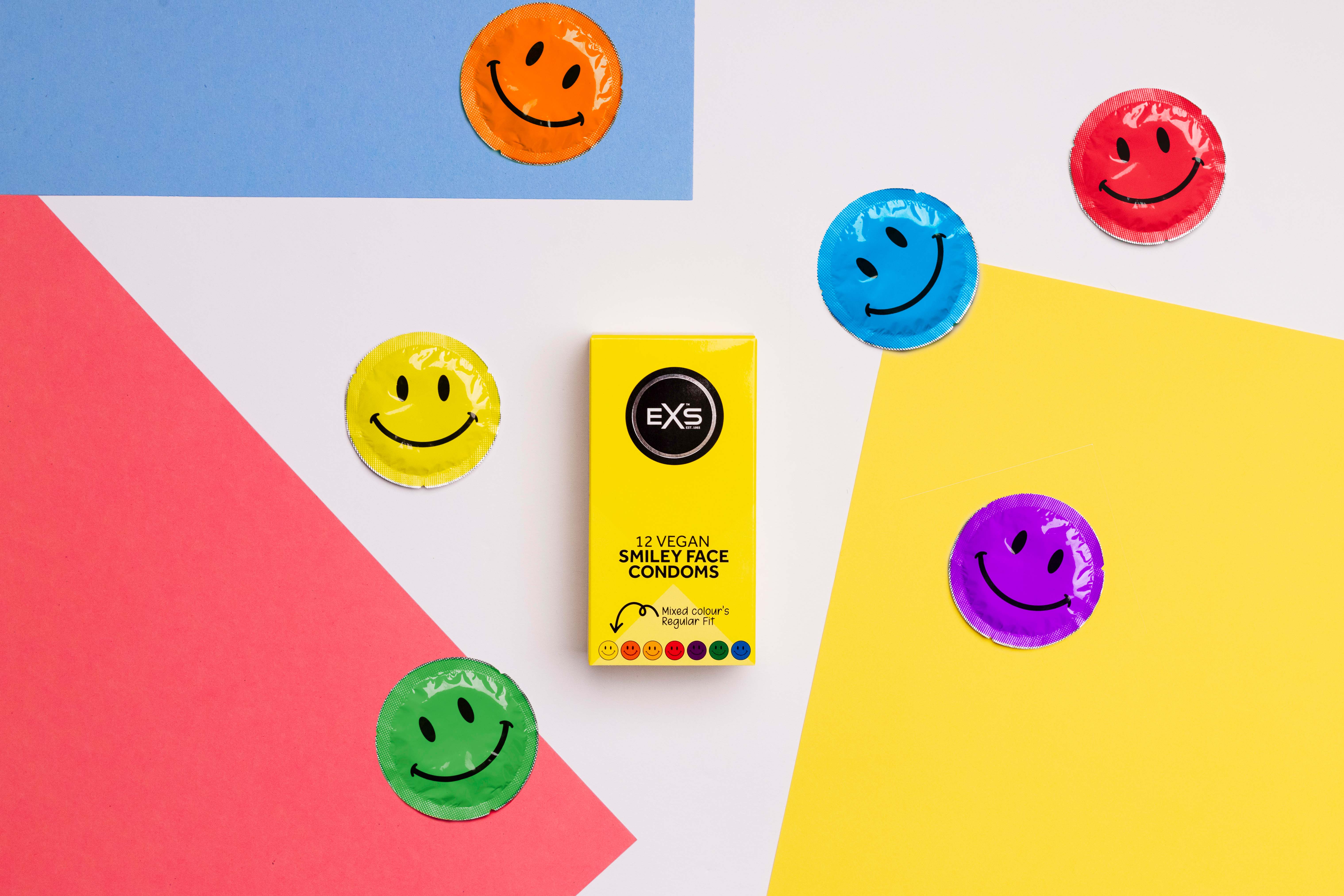 EXS Circular Smiley Face condoms (12pcs)