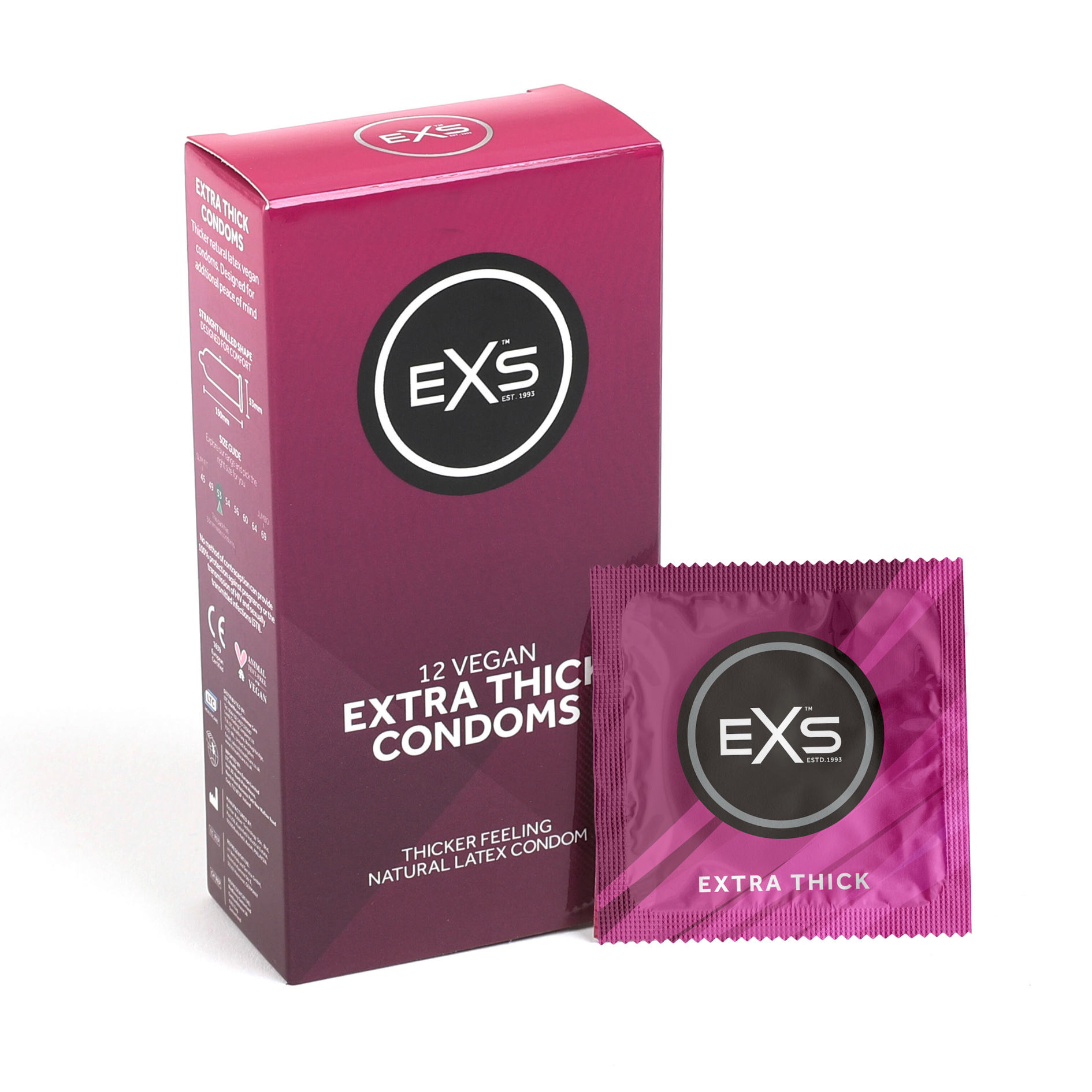 EXS Extra Thick condoms (12pcs)