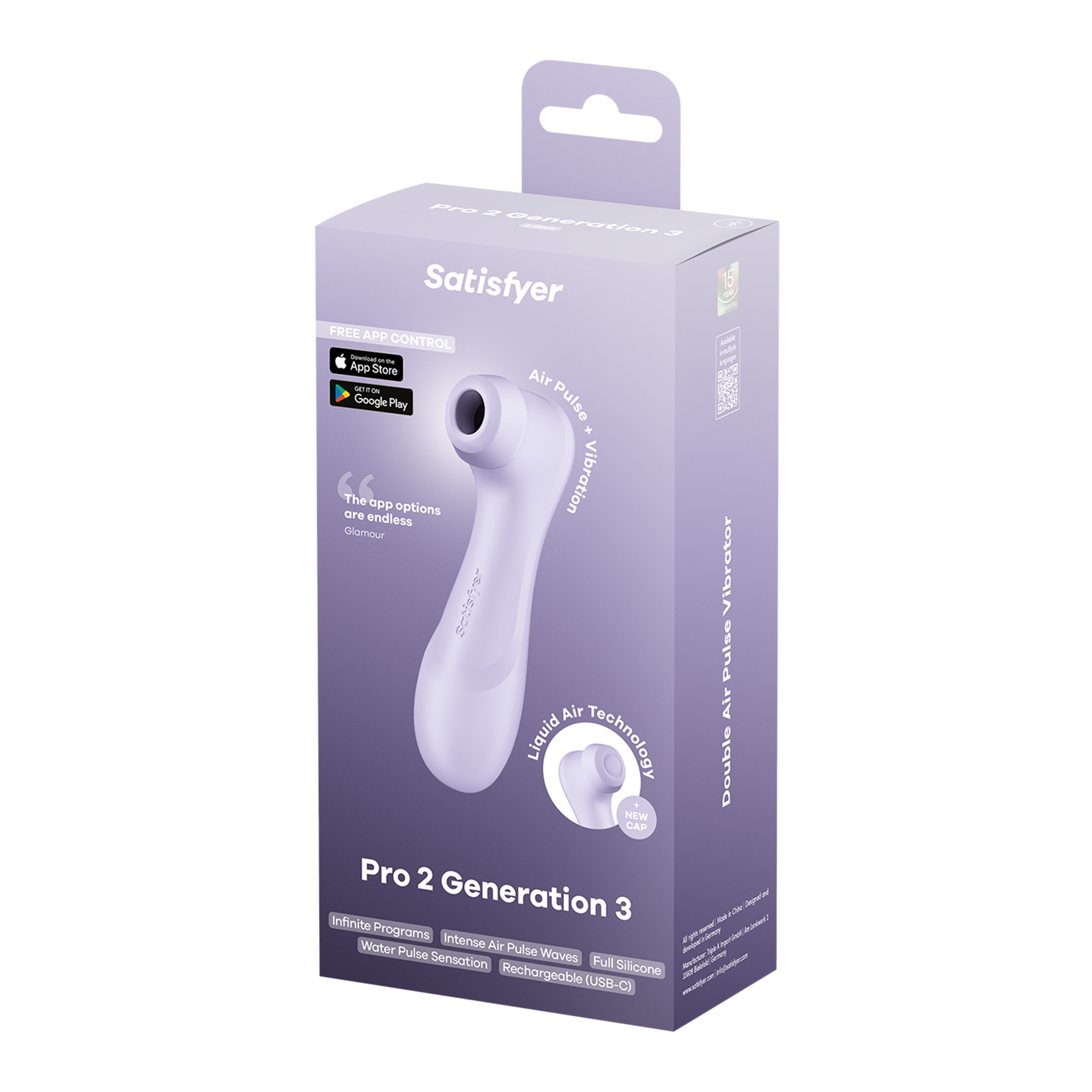 SATISFYER Pro 2 Generation 3 lilac+