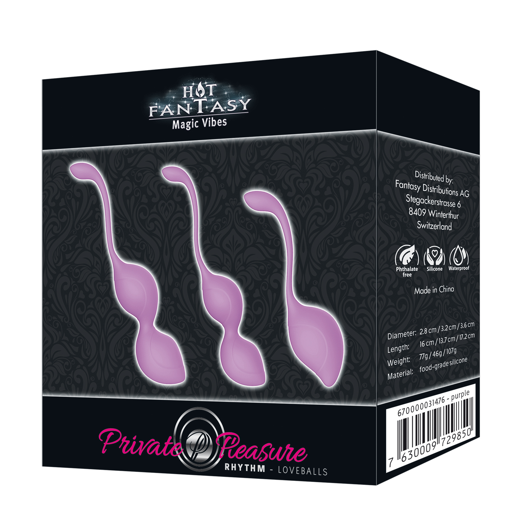 HOT FANTASY Private Pleasure Rhythm Balls lilac