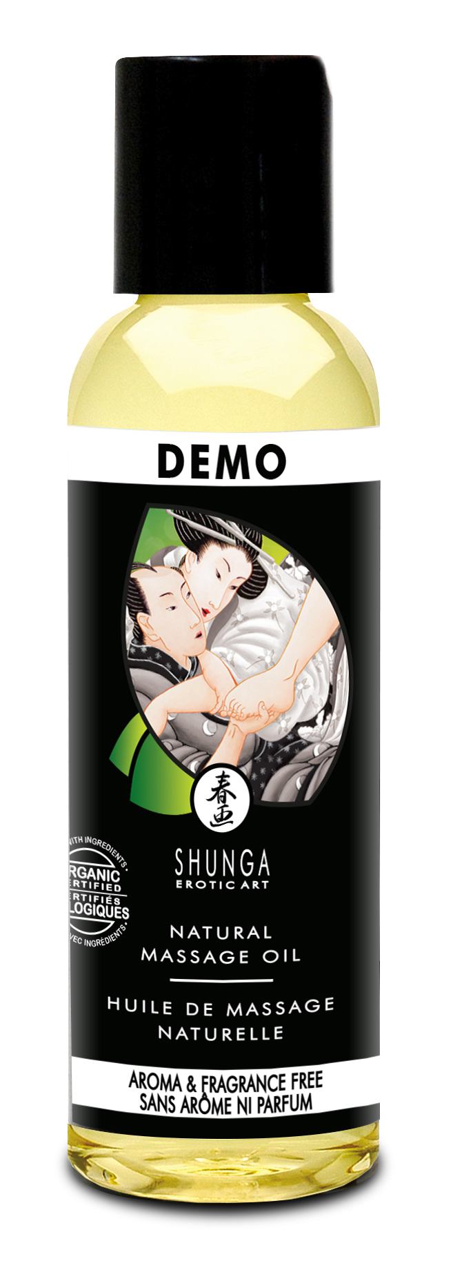 SHUNGA Massage Öl Organica Aroma & Frag. free 60ml TESTER