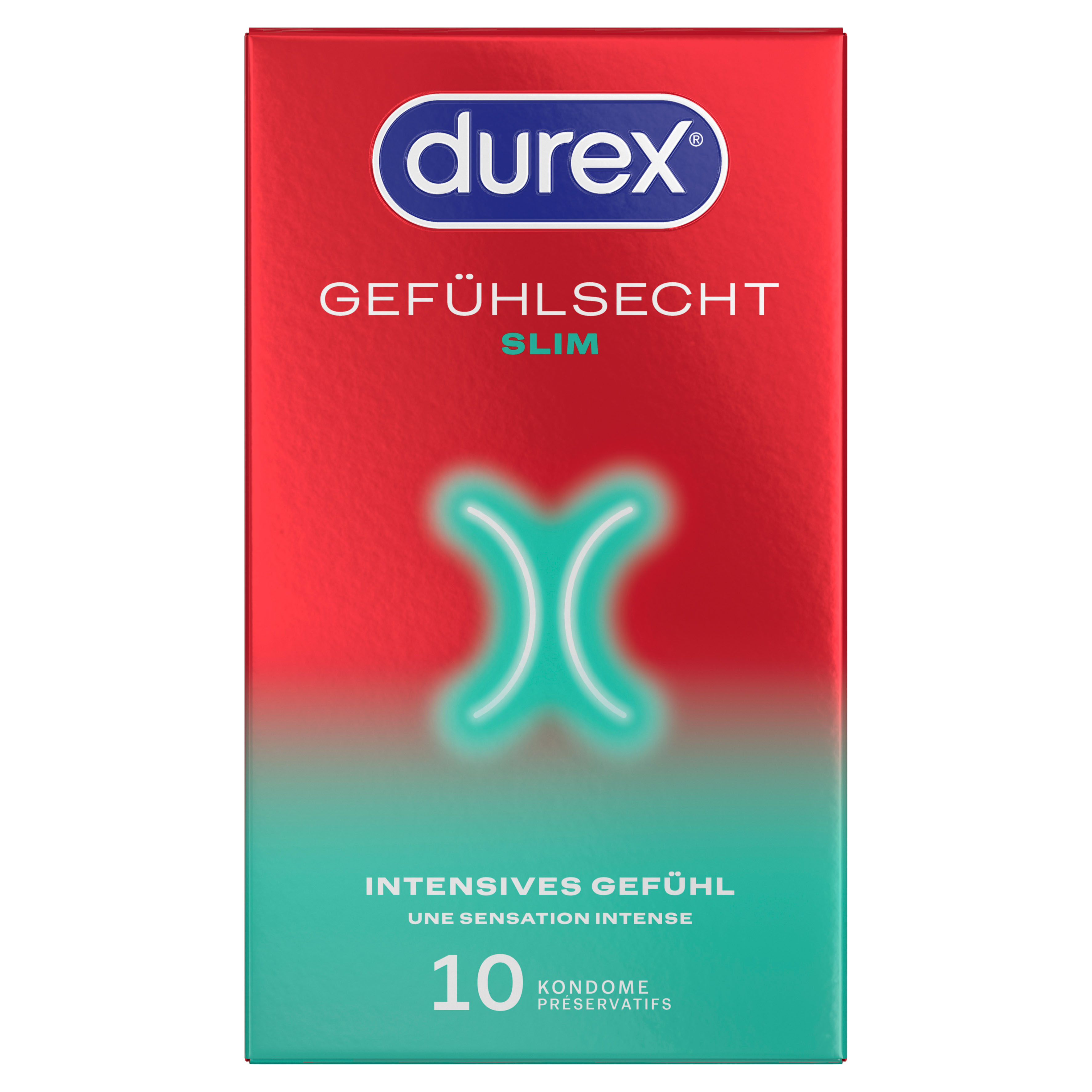 DUREX Gefühlsecht Slim 10 St. 