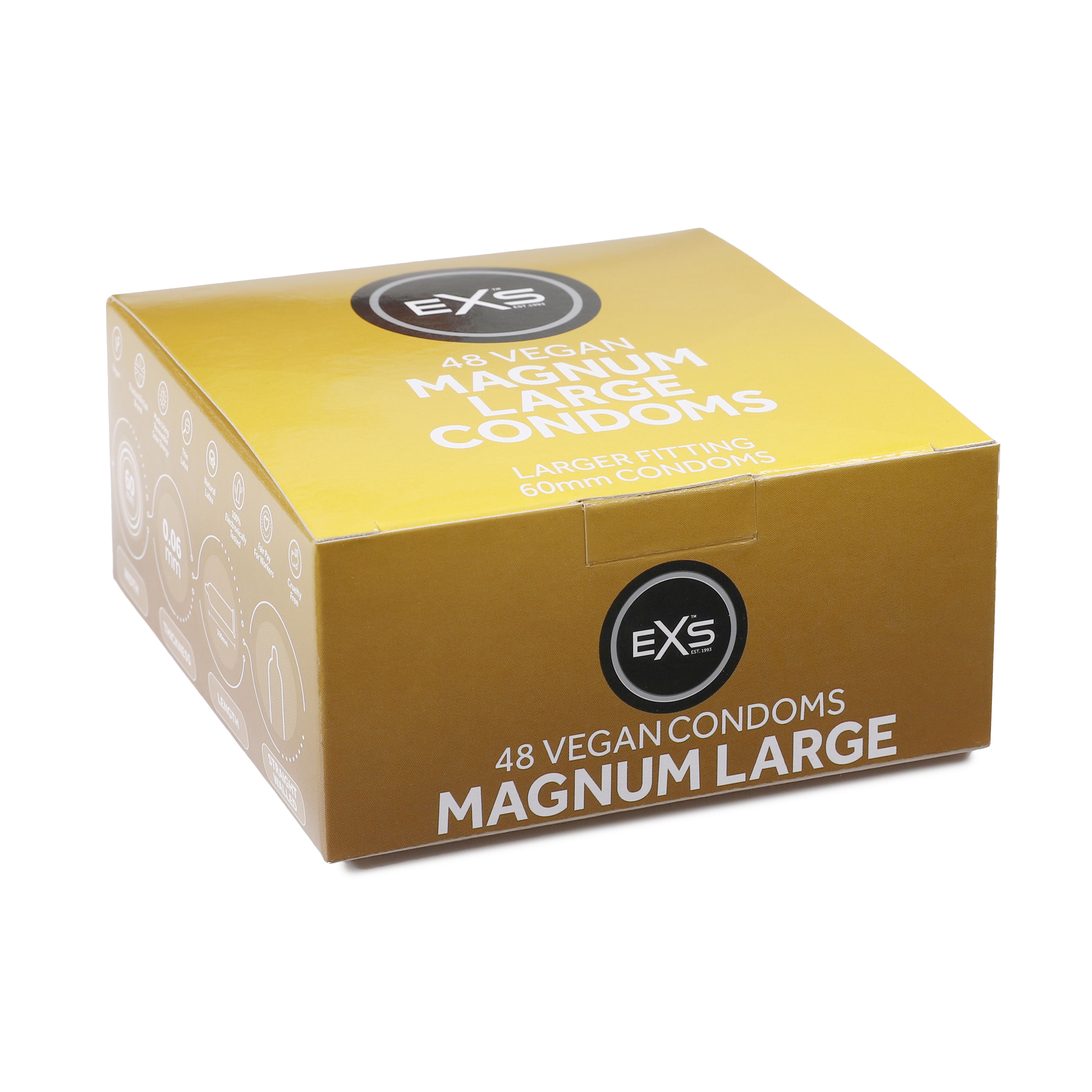 EXS Magnum 60mm condoms (48pcs)