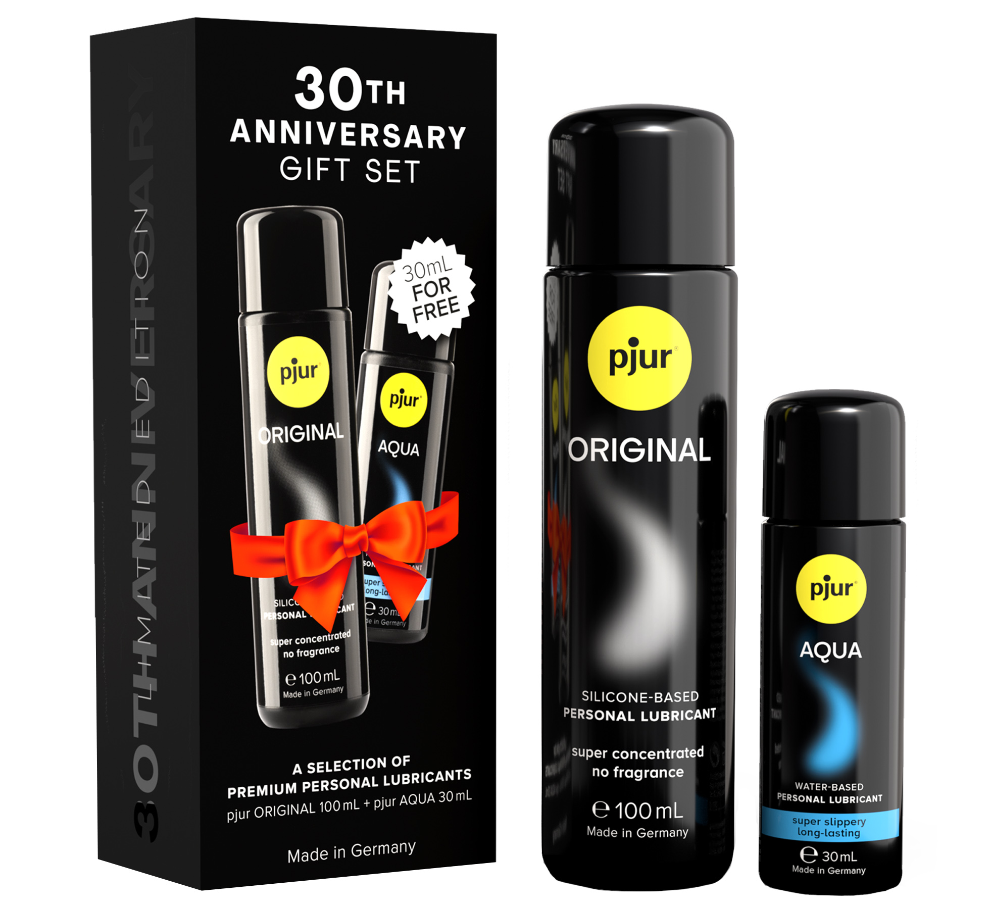 pjur 30th Anniversary Gift Set (Original 100ml, Aqua 30ml)