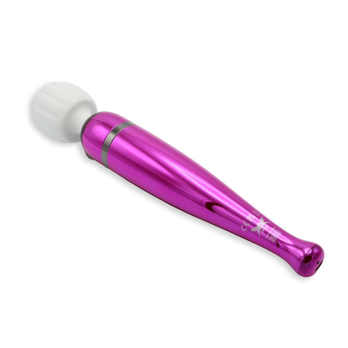 Pixey Deluxe Wand Massager pink chrome