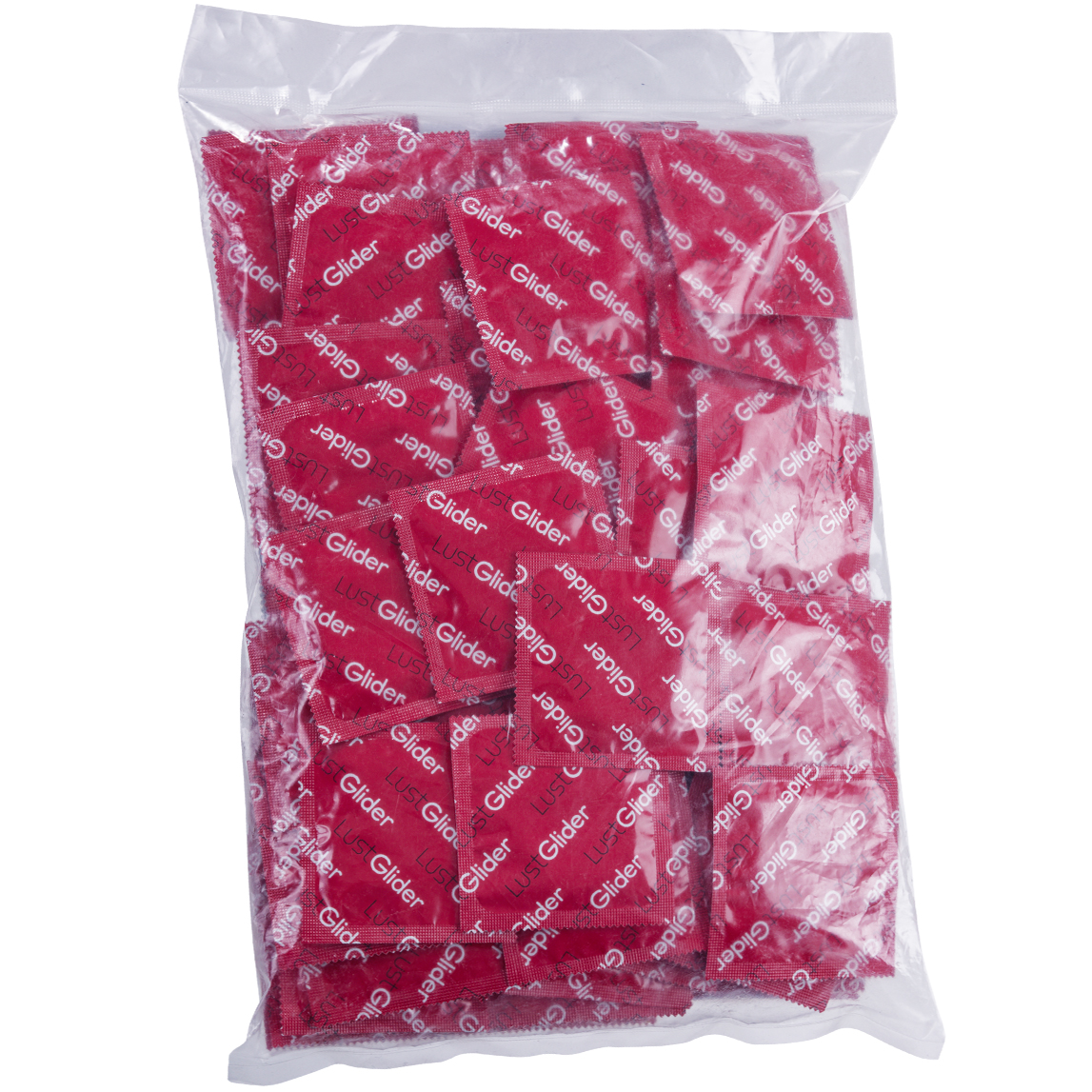 LustGlider Kondome rot m. Erdbeeraroma 100er