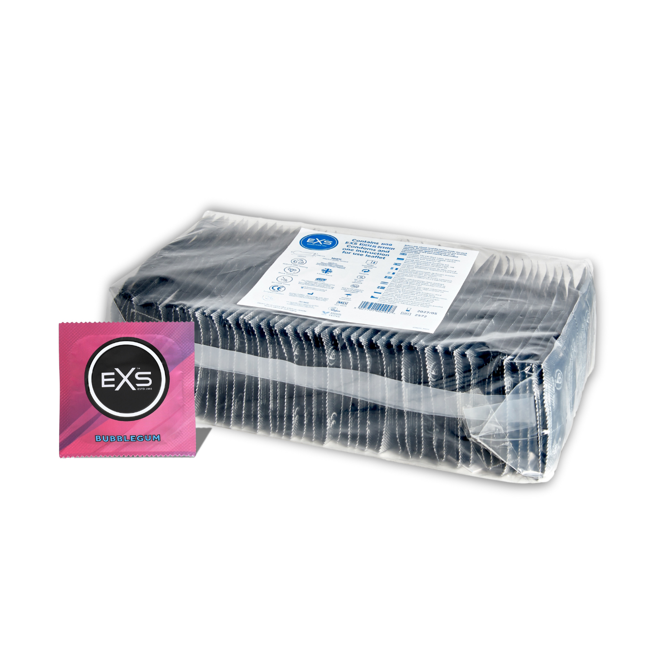 EXS Bubblegum Flavoured condoms (100pcs)
