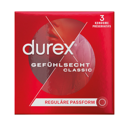 DUREX Gefühlsecht Classic 3 St. -New Design-