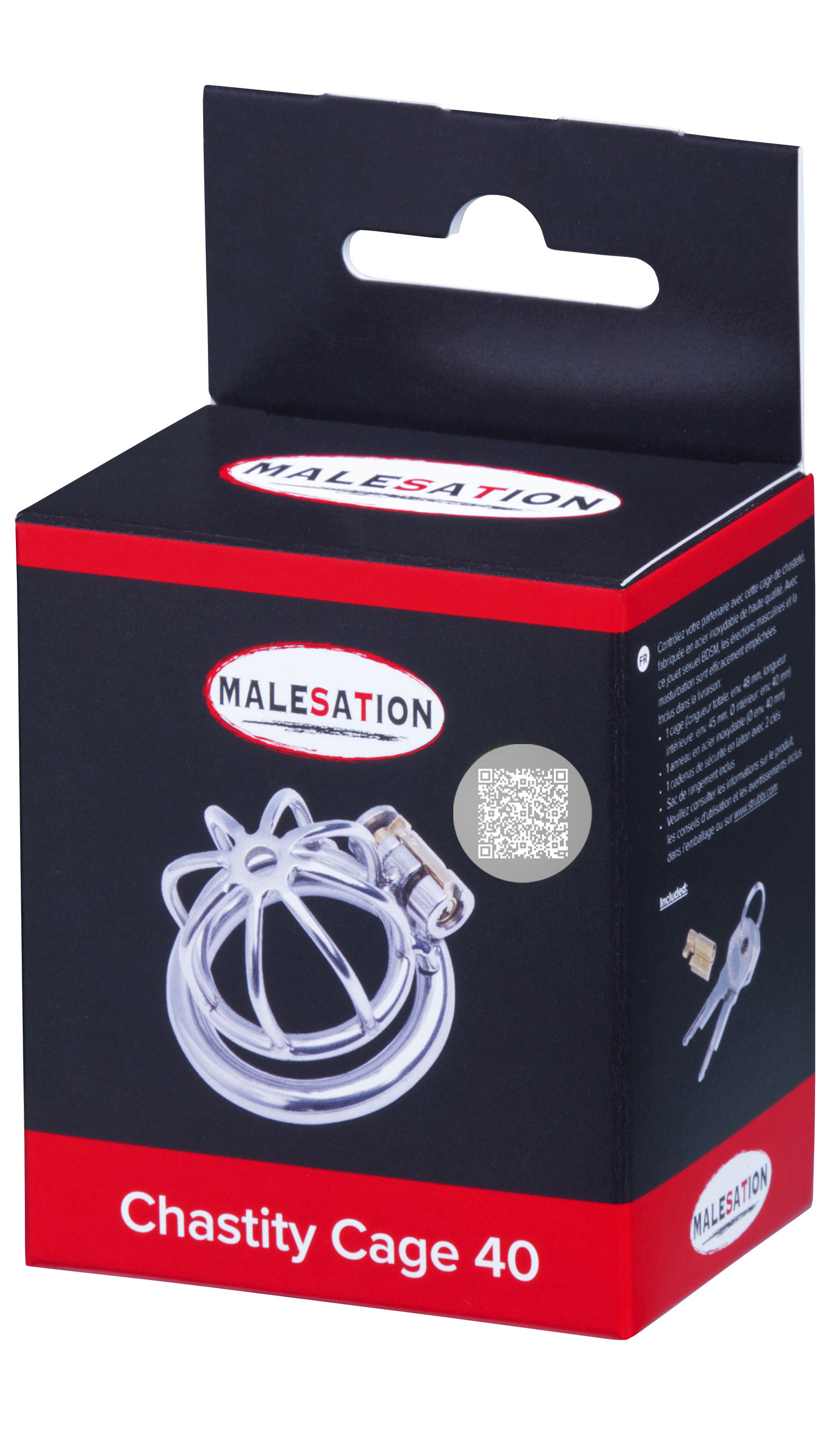 MALESATION Chastity Cage 40