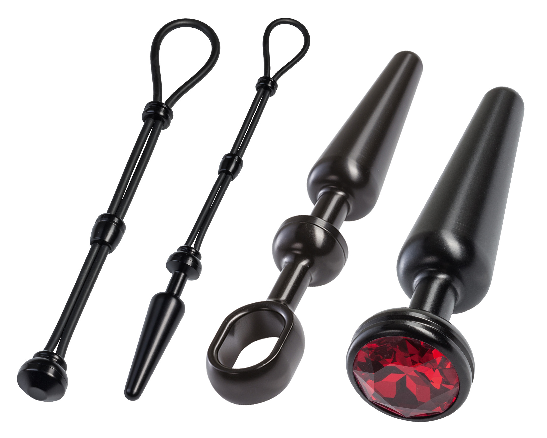 MALESATION Alu-Cock-Grip Set mittel, schwarz