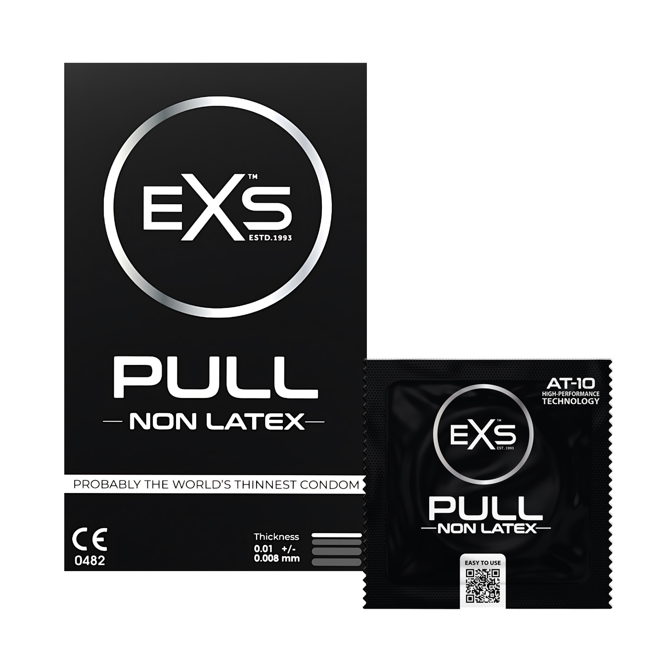 EXS Pull non-latex condoms (3pcs)
