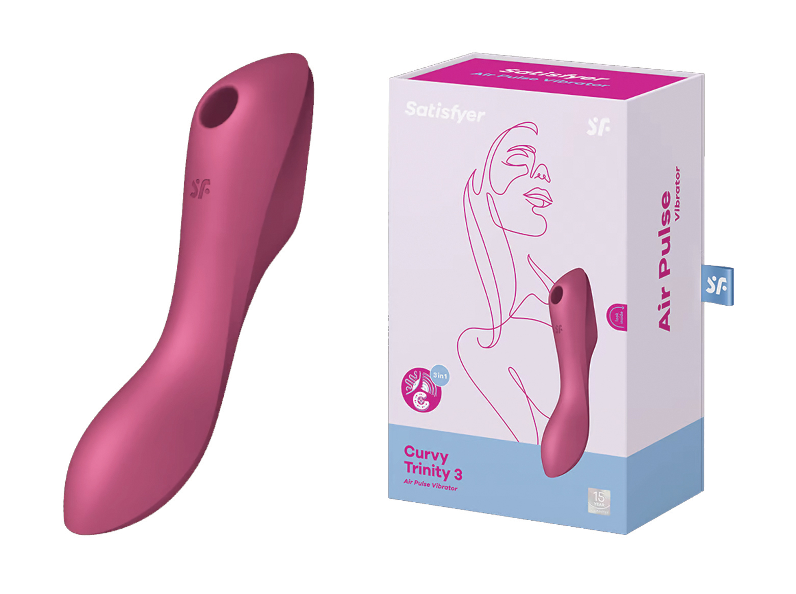 SATISFYER Curvy Trinity 3 red