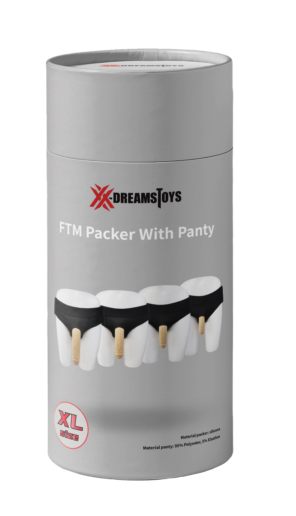 XX-DREAMSTOYS FTM Packer with panty Size XL