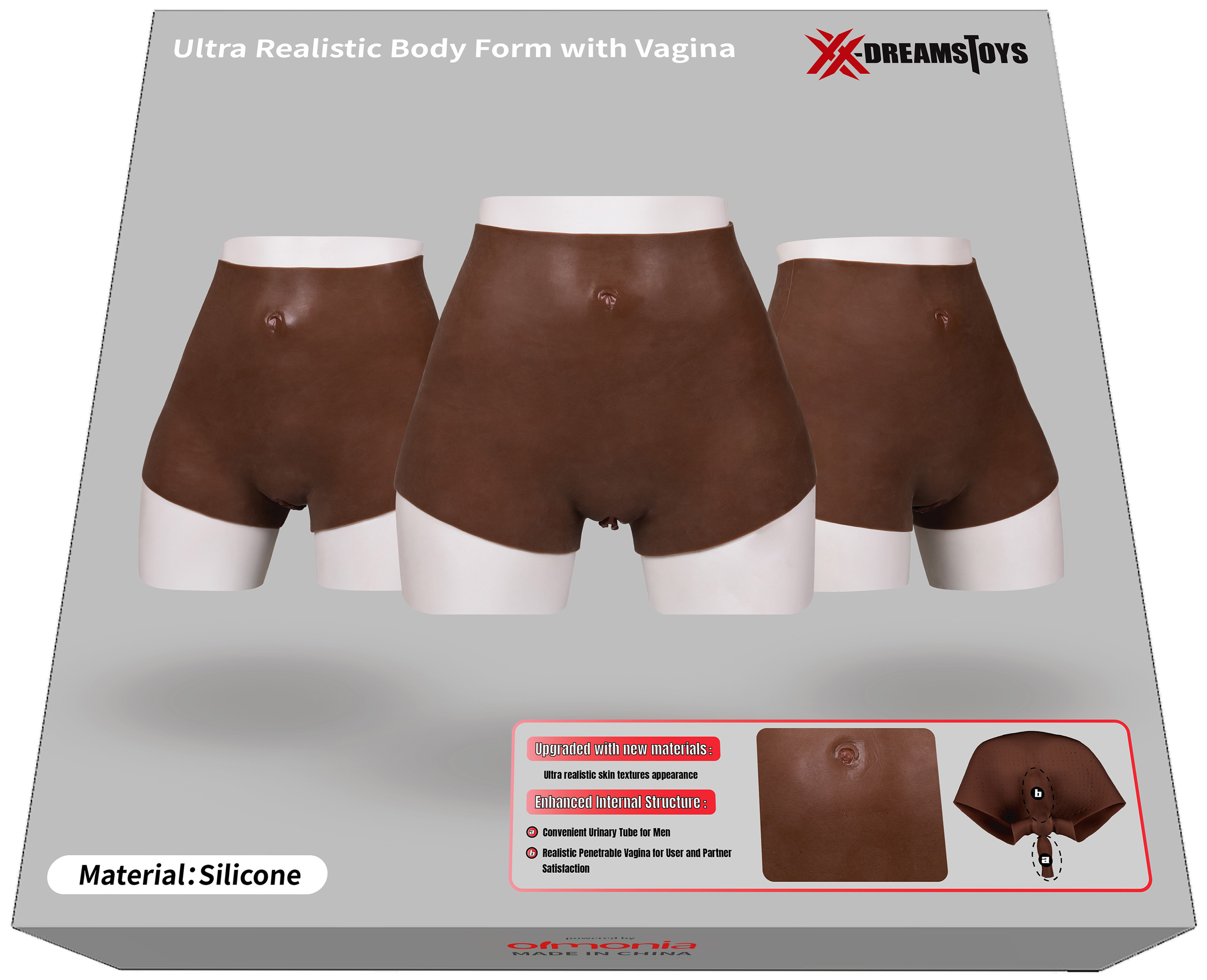 XX-DREAMSTOYS Ultra Realistic Vagina Form black Size S XX-DREAMSTOYS Ultra Realistic Vagina Form black Size S