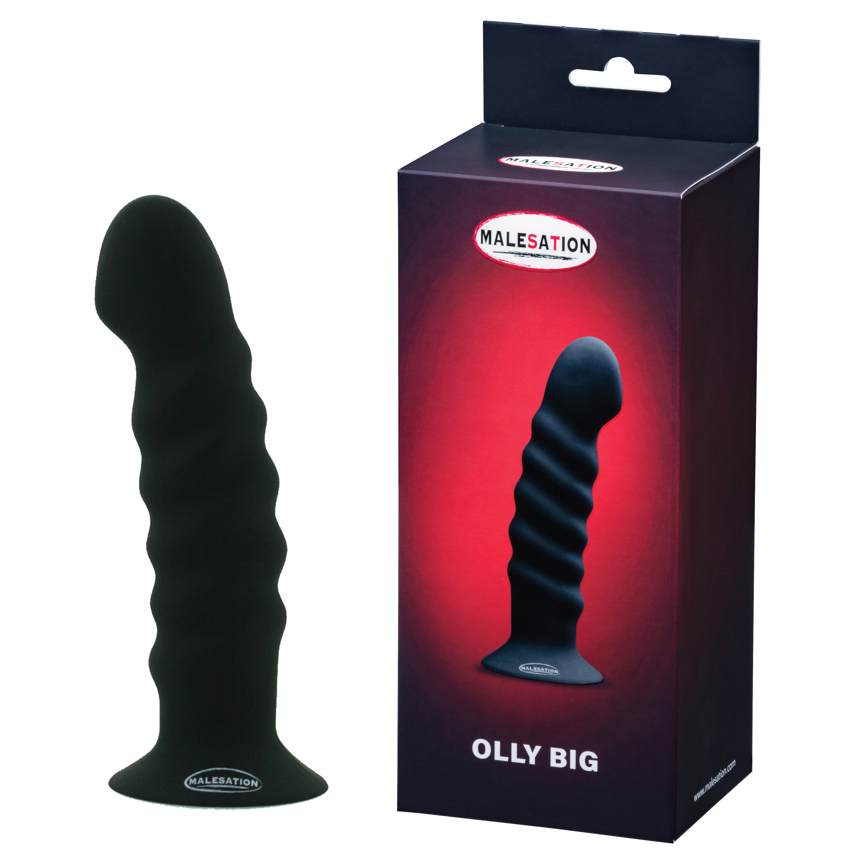 MALESATION Olly Dildo groß schwarz