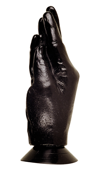 ALL BLACK Hand black m. Saugfuß