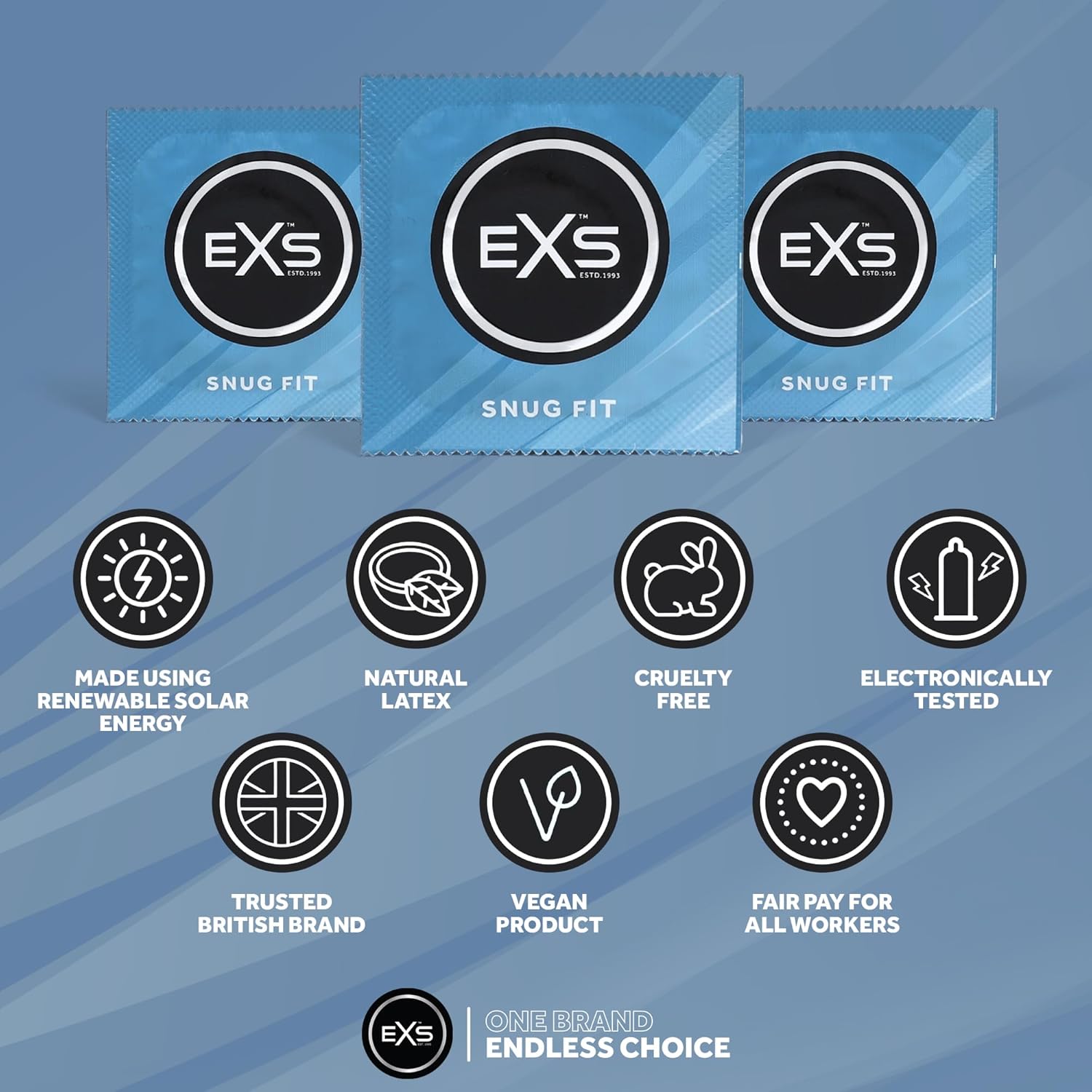 EXS Snug Fit 49mm condoms (12pcs)