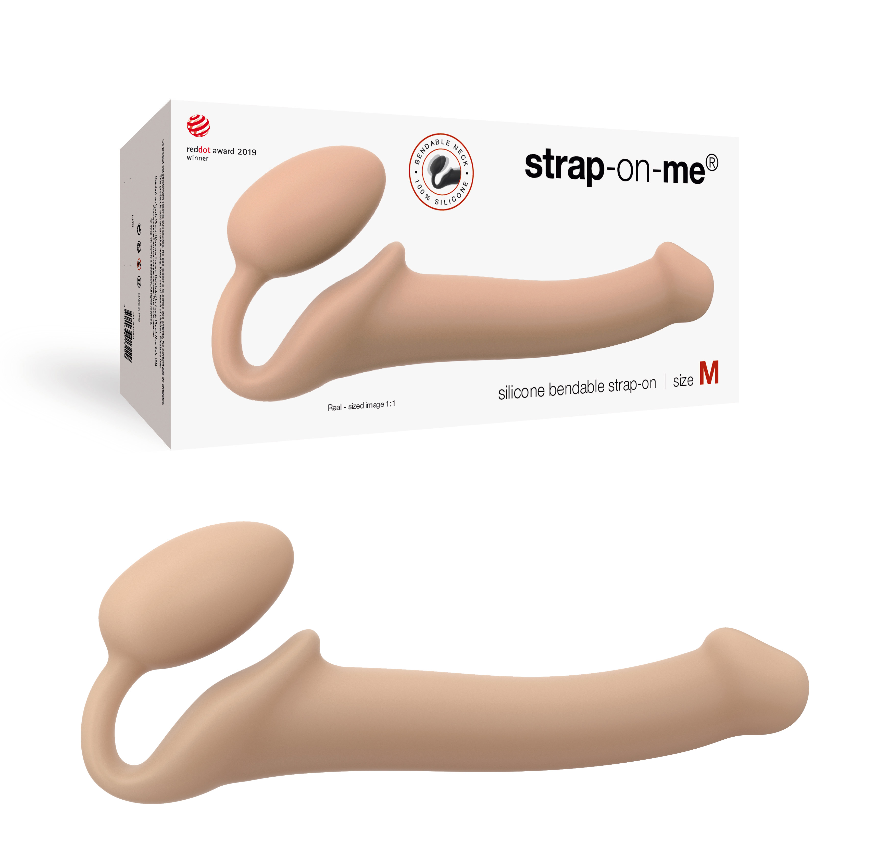 Strap-on-me Bendable Strap-on flesh M