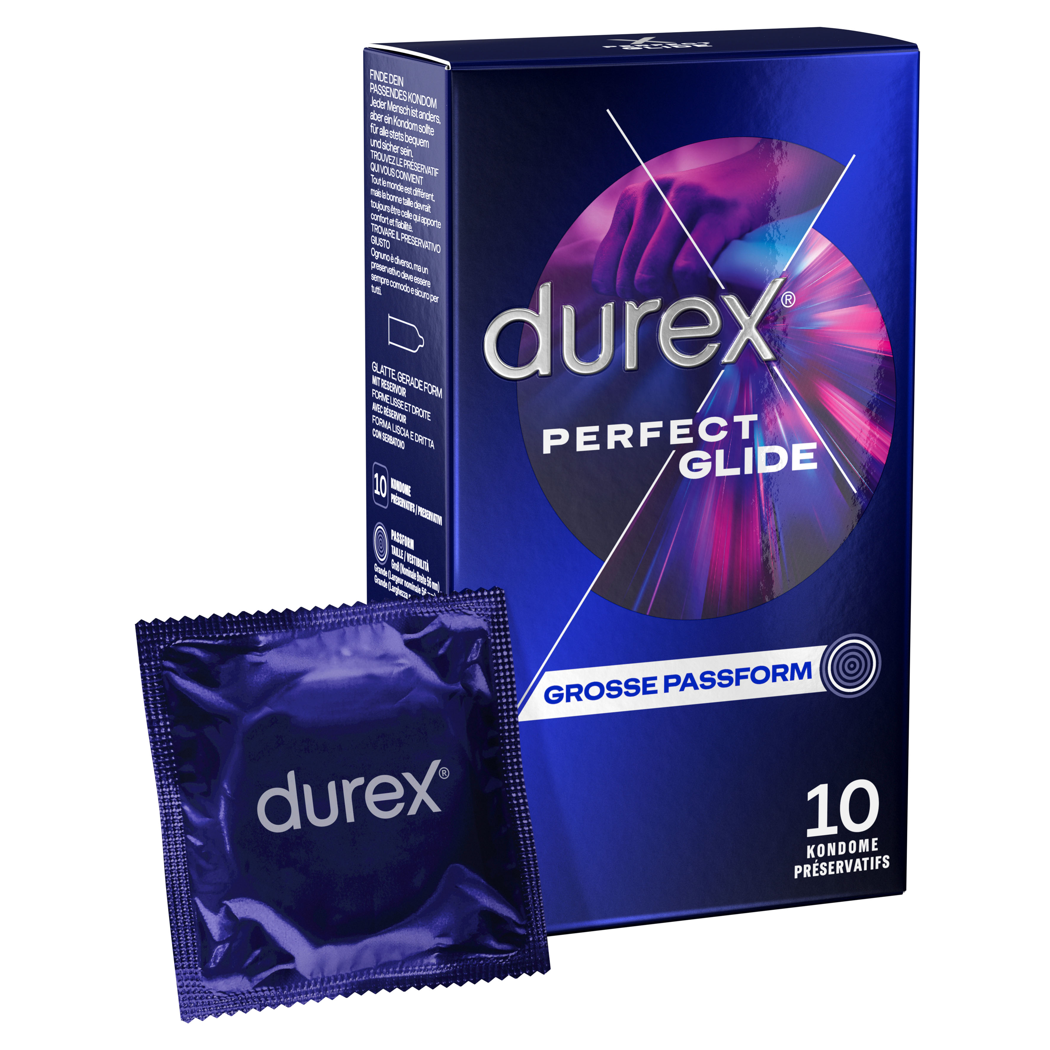 DUREX Perfect Glide 10 St. -New Design-
