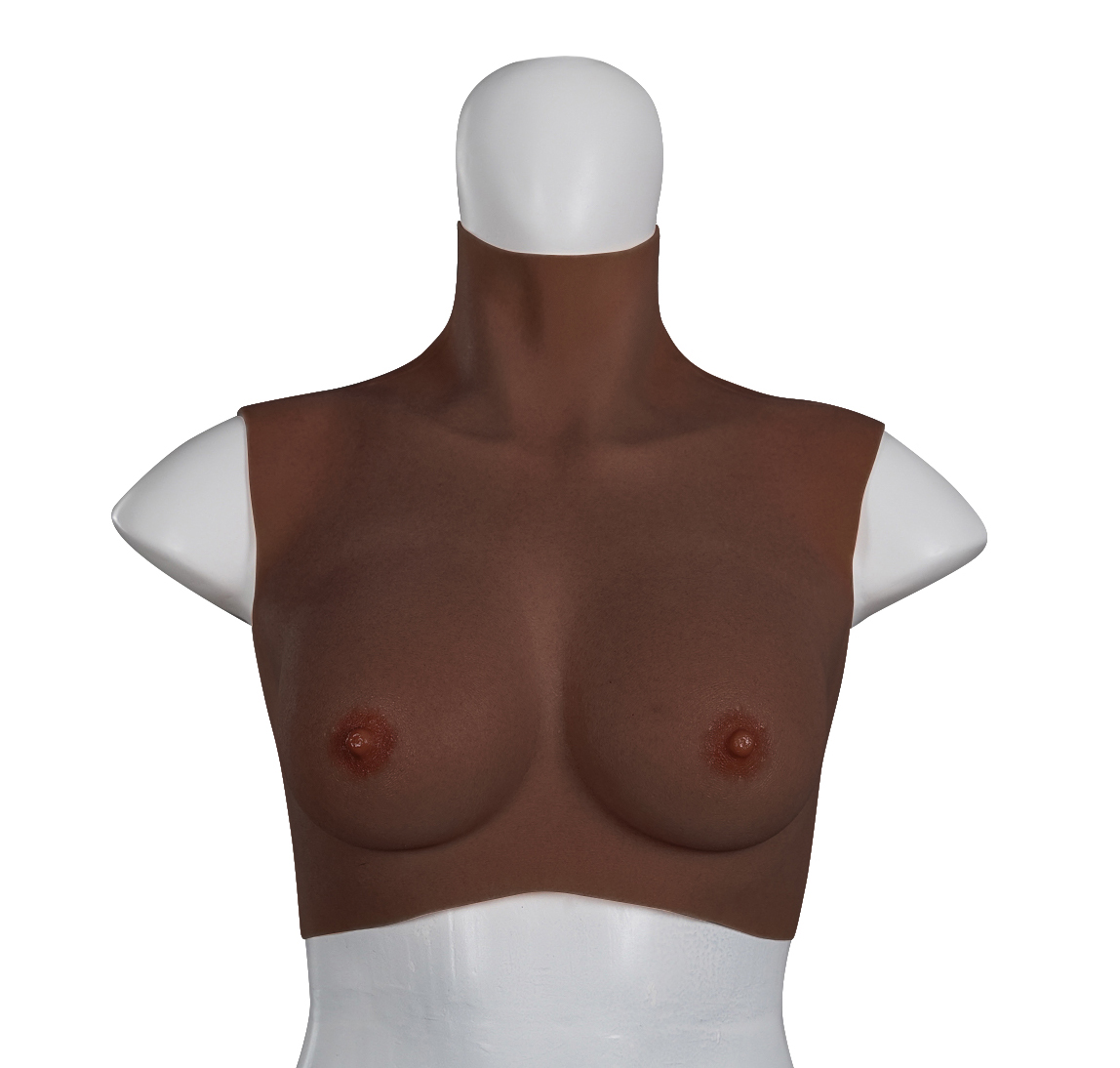 XX-DREAMSTOYS Ultra Realistic Breast Form black Size S 