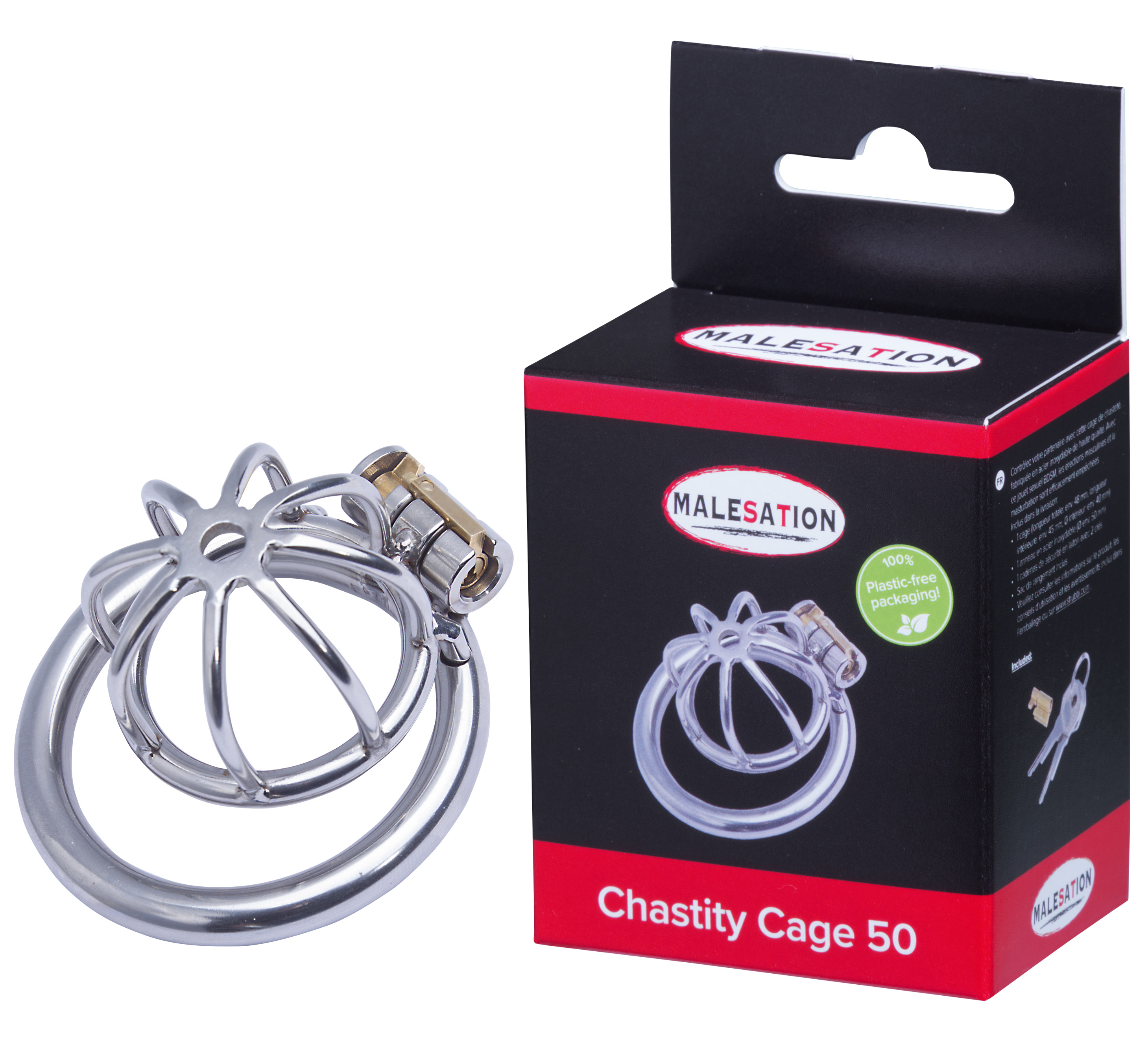 MALESATION Chastity Cage 50