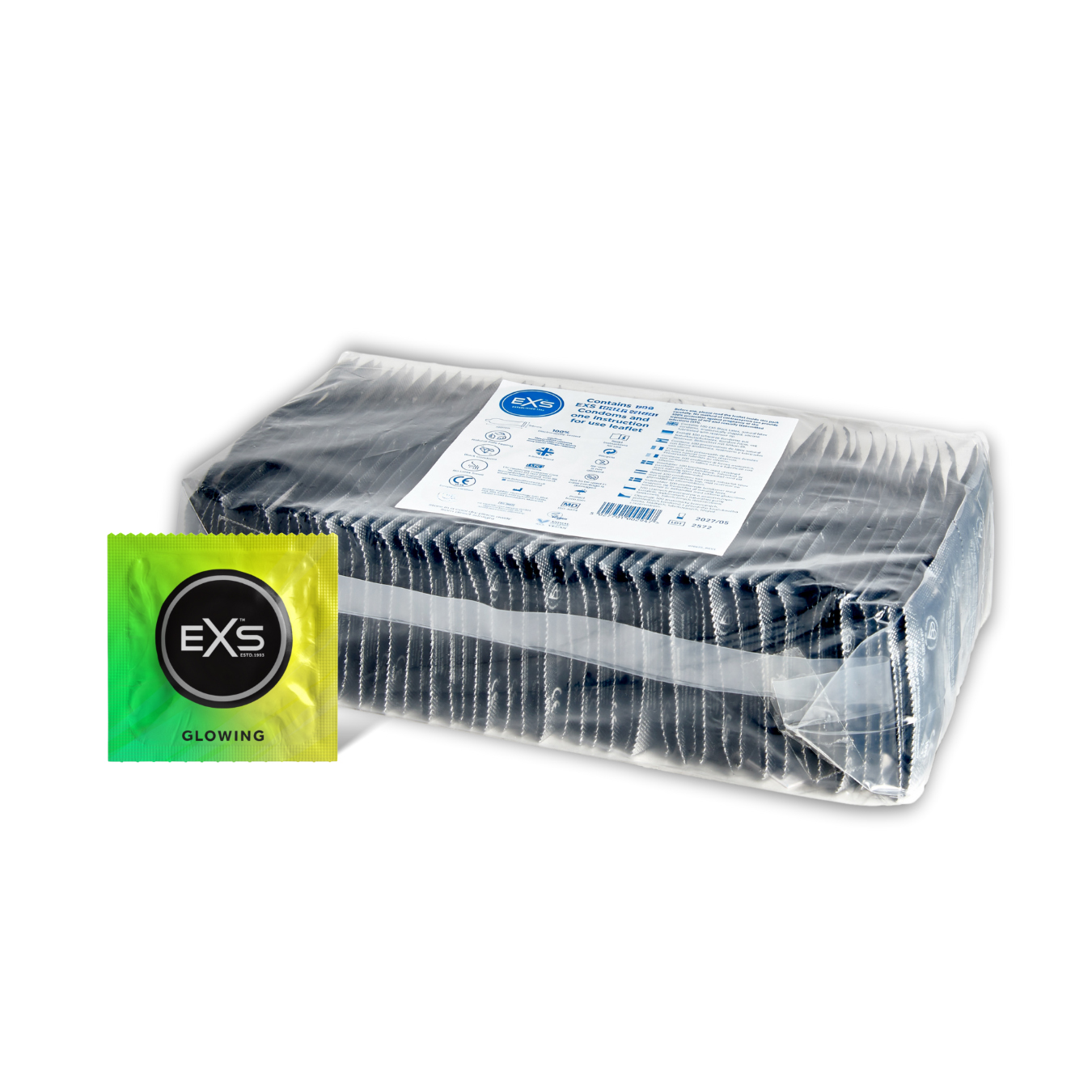 EXS Glow condoms (100pcs)