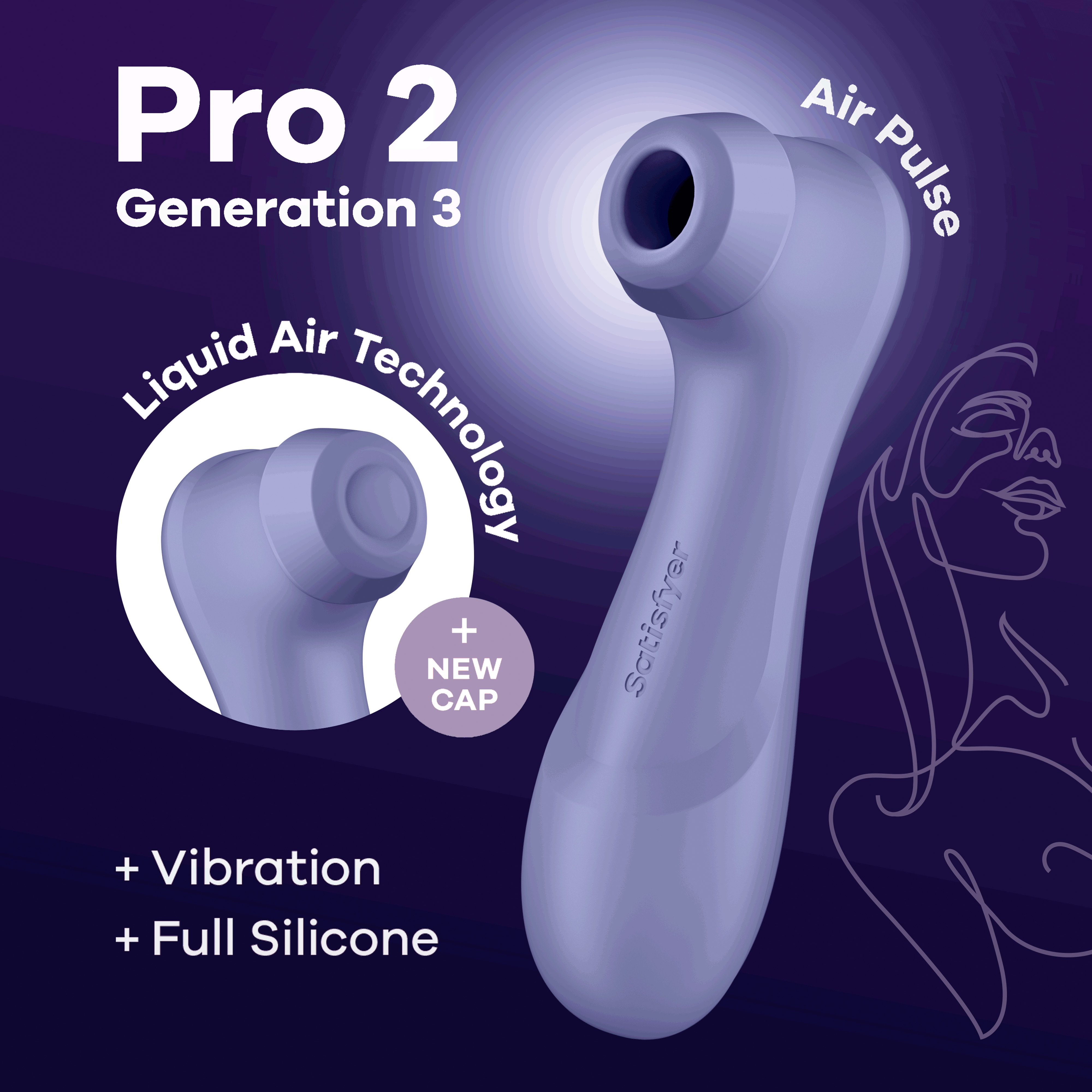 SATISFYER Pro 2 Generation 3 lilac SATISFYER Pro 2 Generation 3 lilac