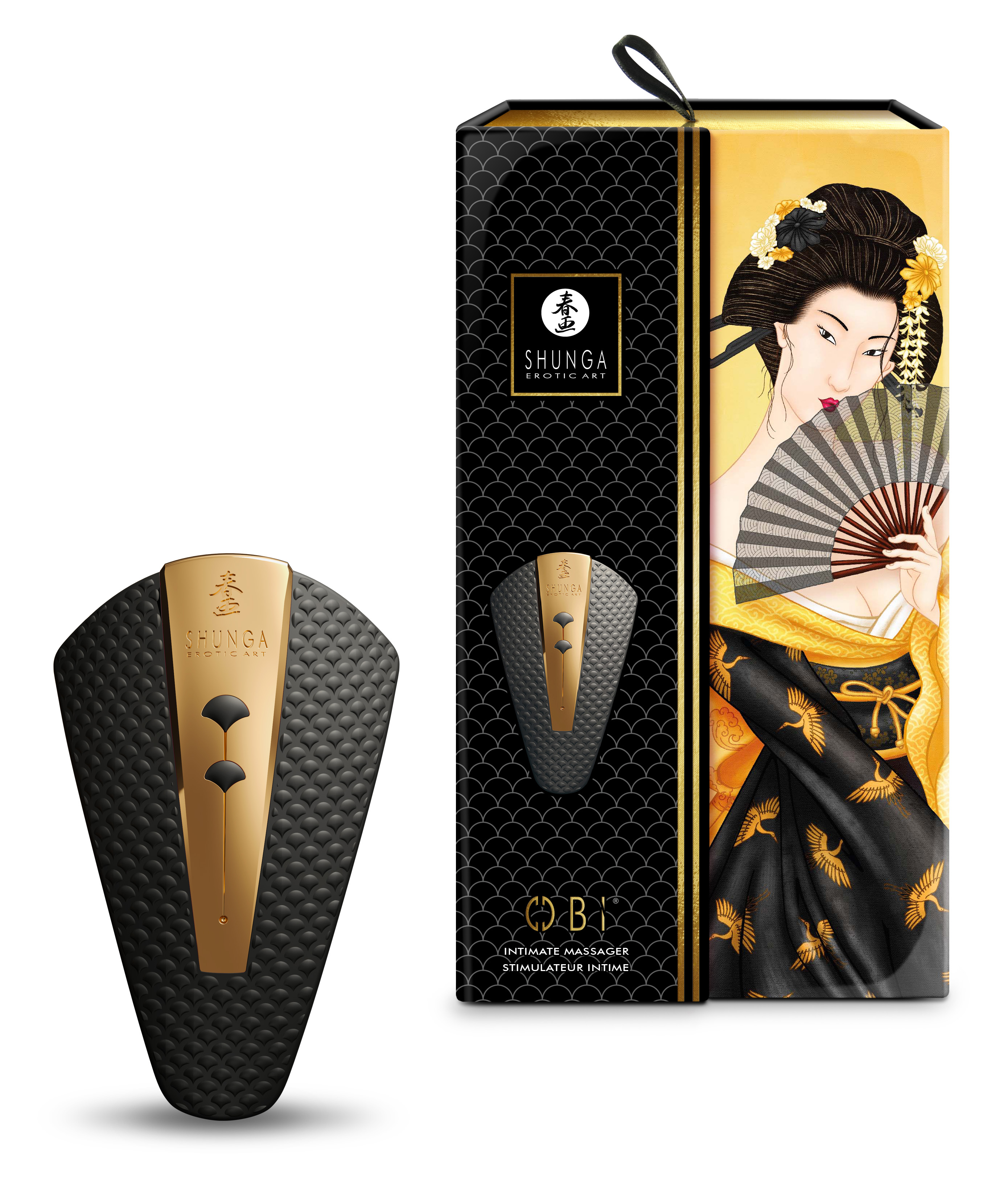 Shunga - OBI - Intimate massager black