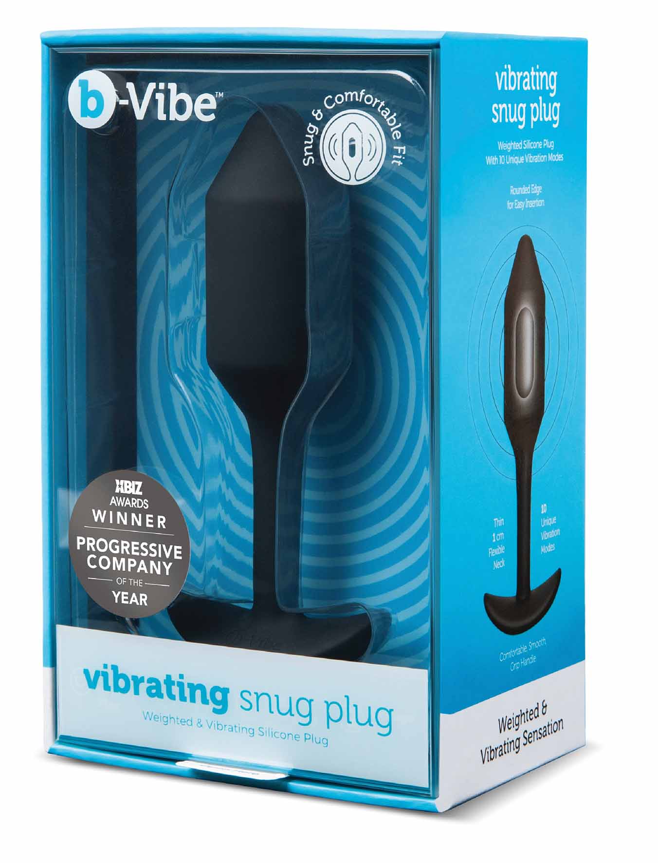 *b-Vibe Vibrating Snug Plug XXL Black