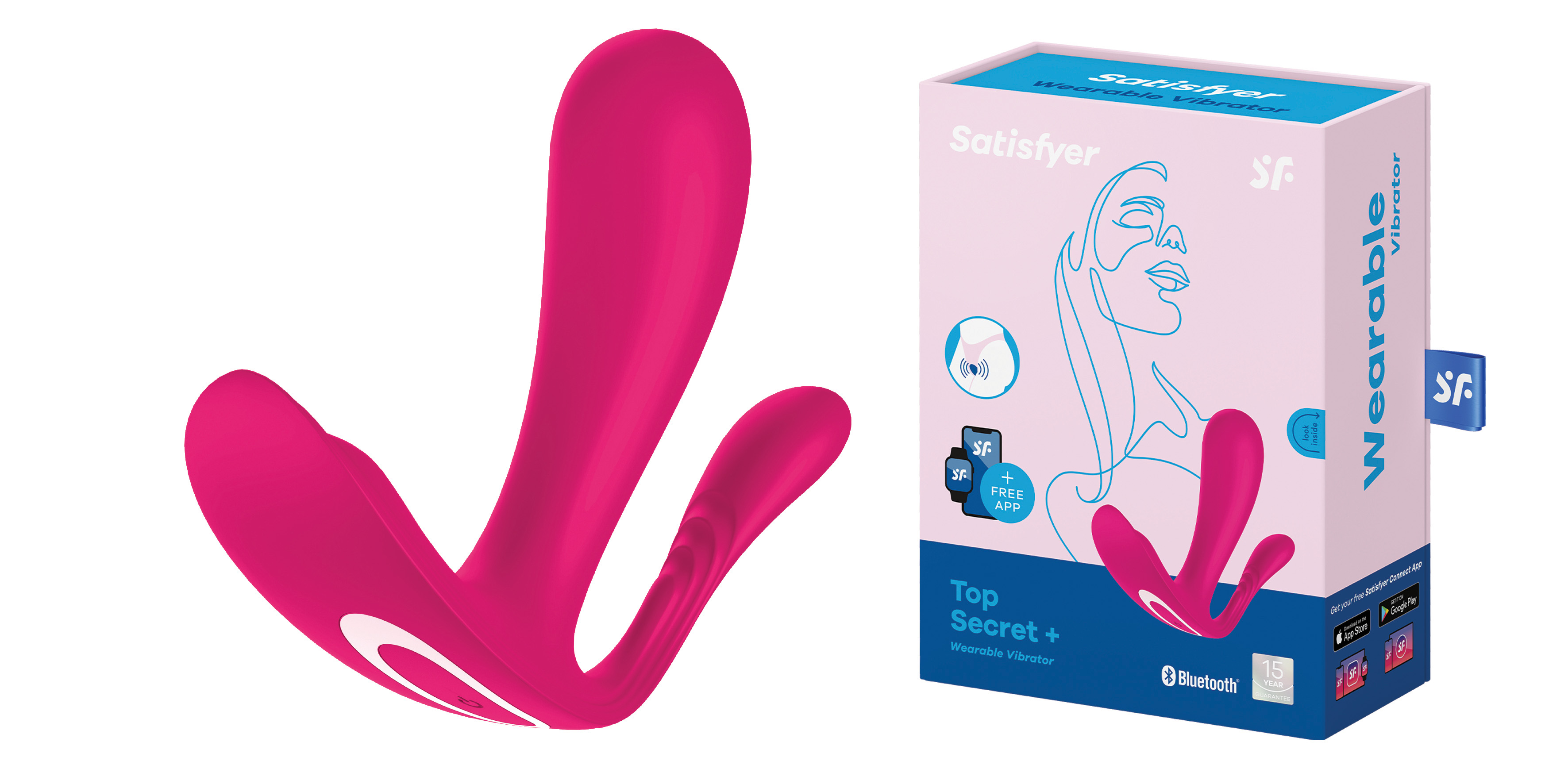 SATISFYER Top Secret + Vibrator pink