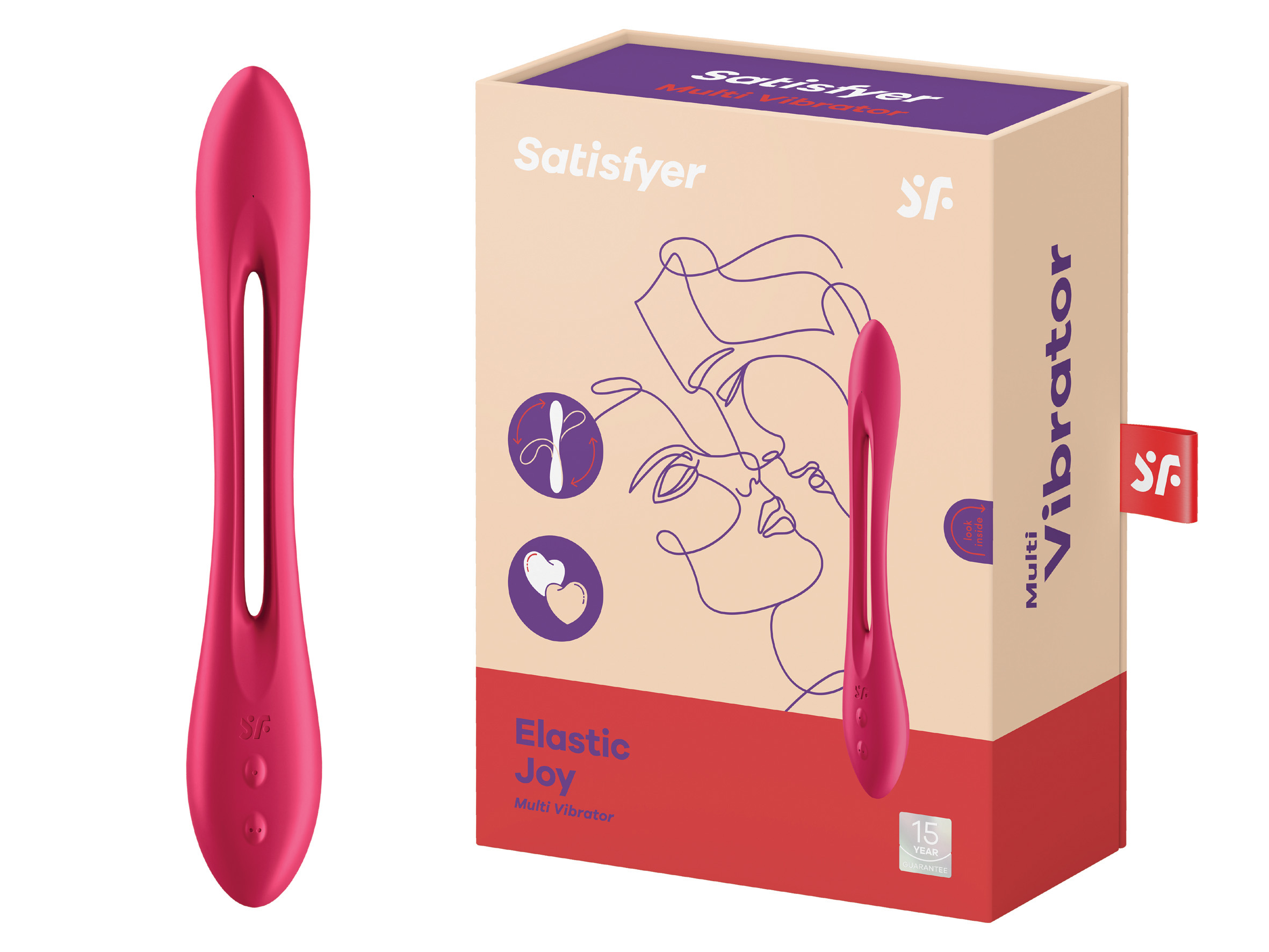 SATISFYER Elastic Joy red