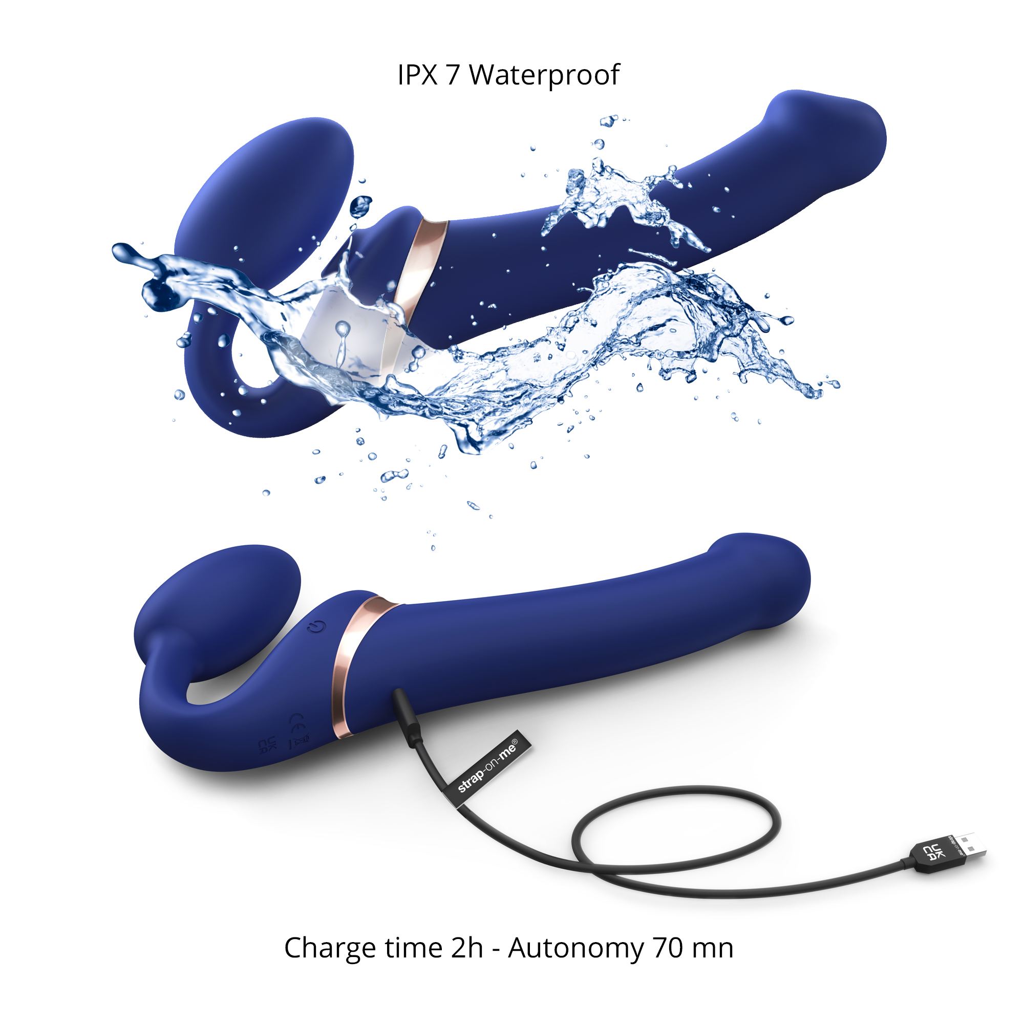 Strap-on-me Multi-Orgasm Bendable night blue S Strap-on-me Multi-Orgasm Bendable night blue S