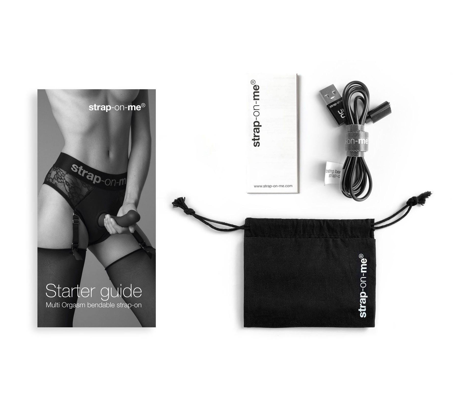 Strap-on-me Multi-Orgasm Bendable pink XL Strap-on-me Multi-Orgasm Bendable pink XL